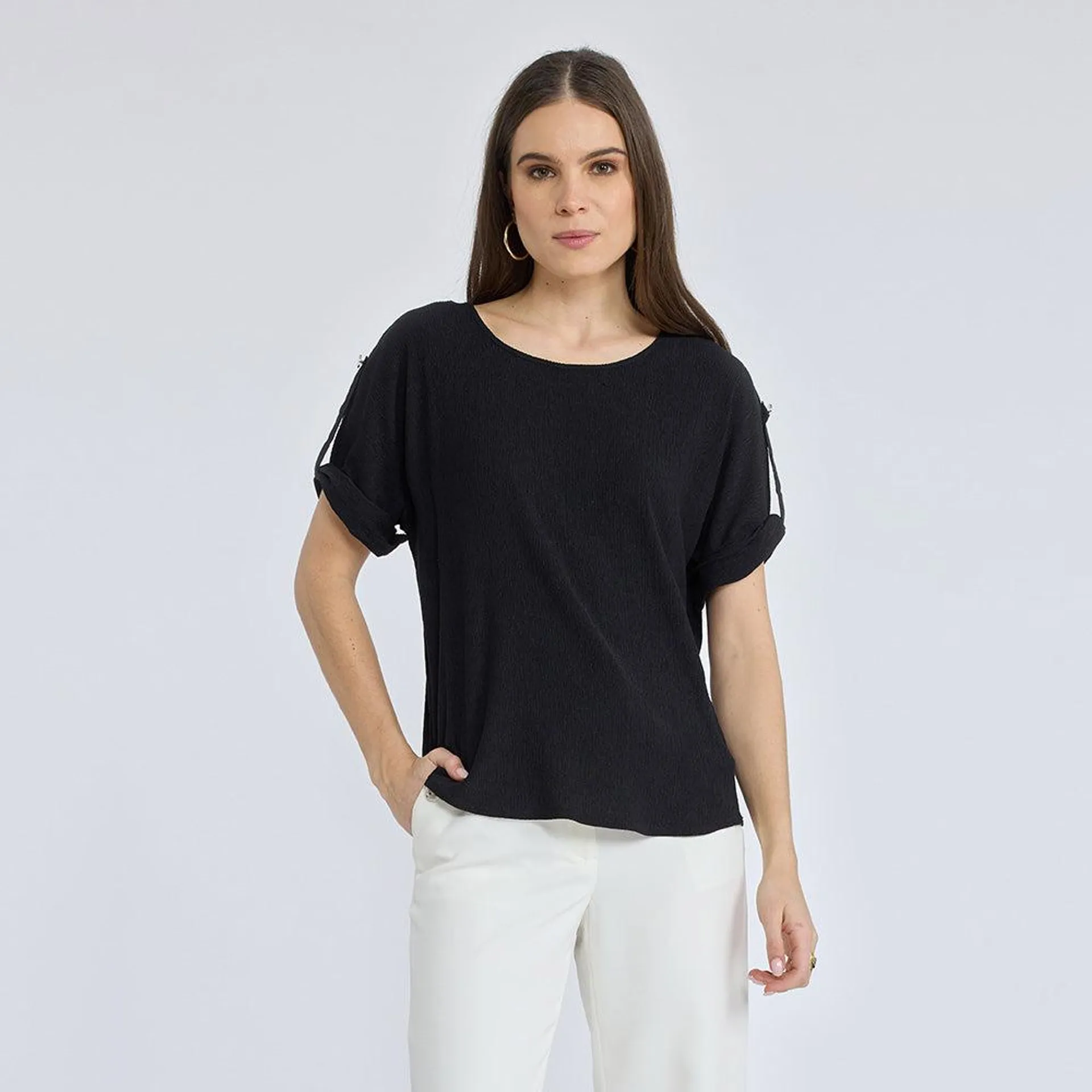 Blusa Sleeve Fold