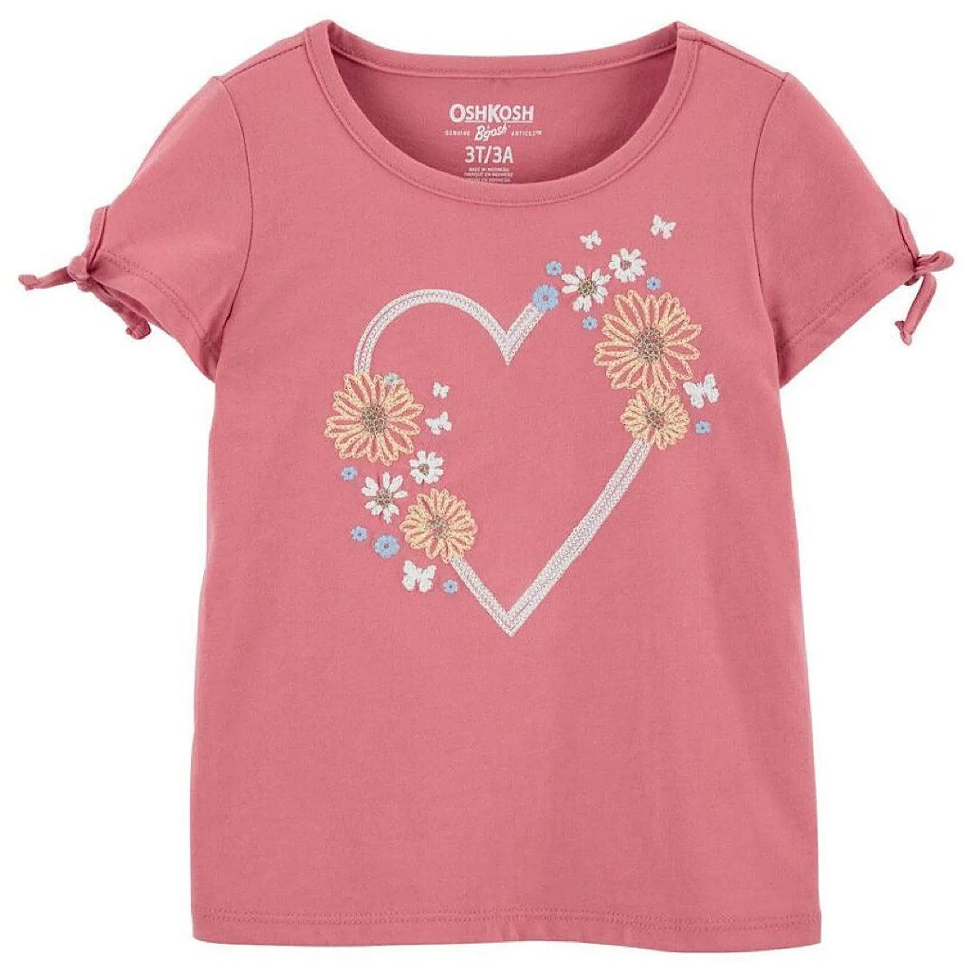 Blusa Oshkosh de corazón para niña