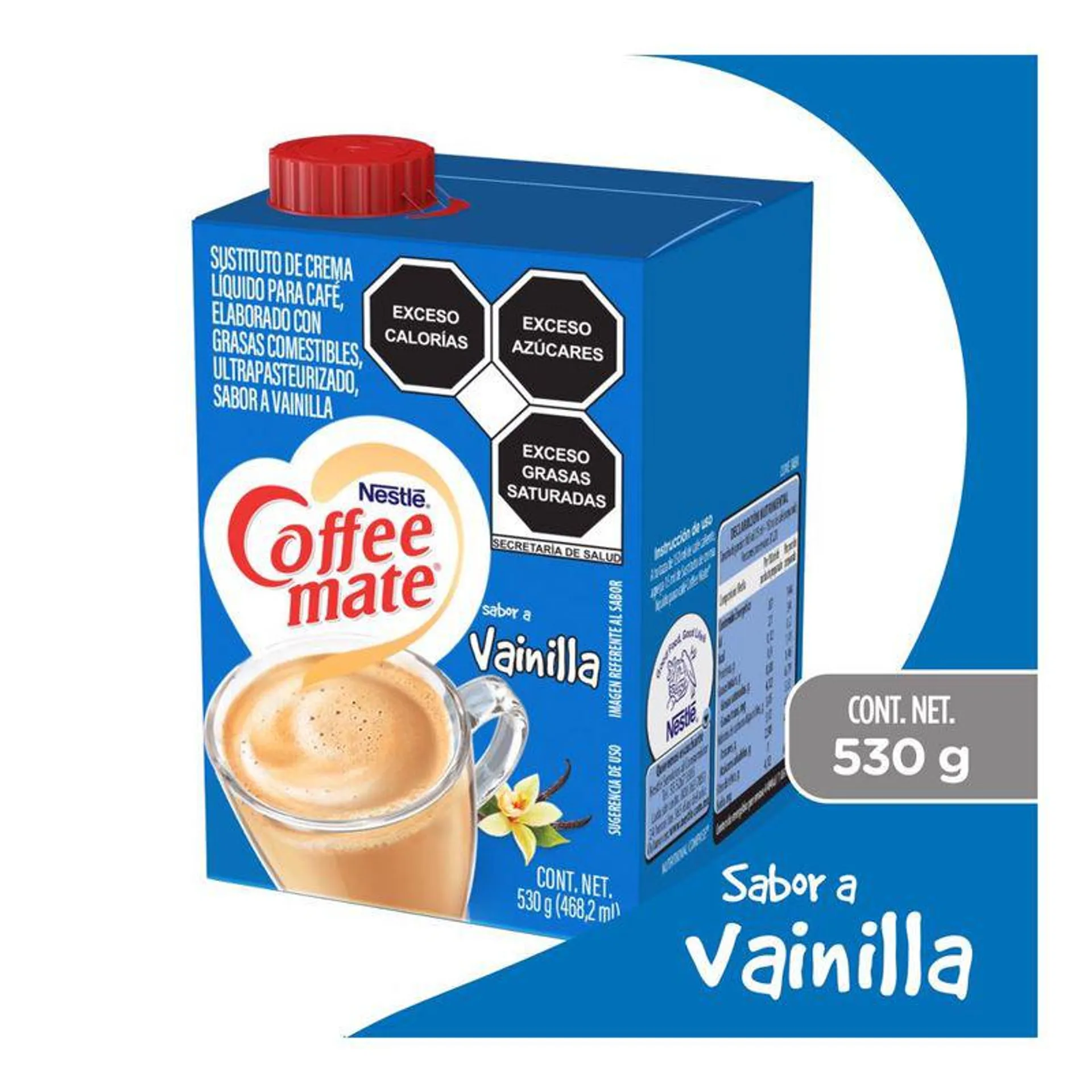 Crema Para Café Líquido Sabor Vainilla 530 Ml