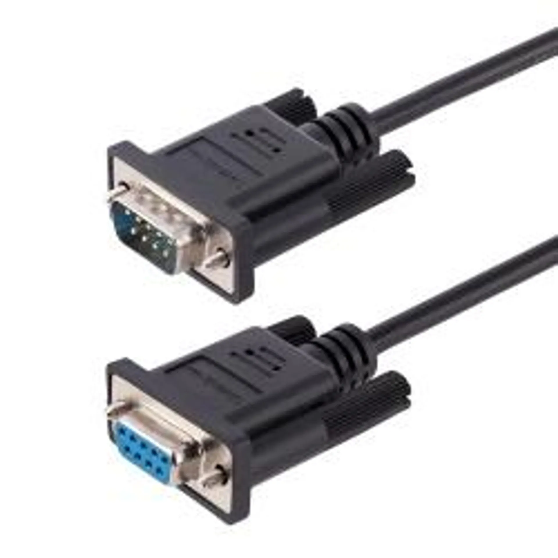 StarTech.com Cable Serial DB9 Macho - DB9 Hembra, 3 Metros, Negro