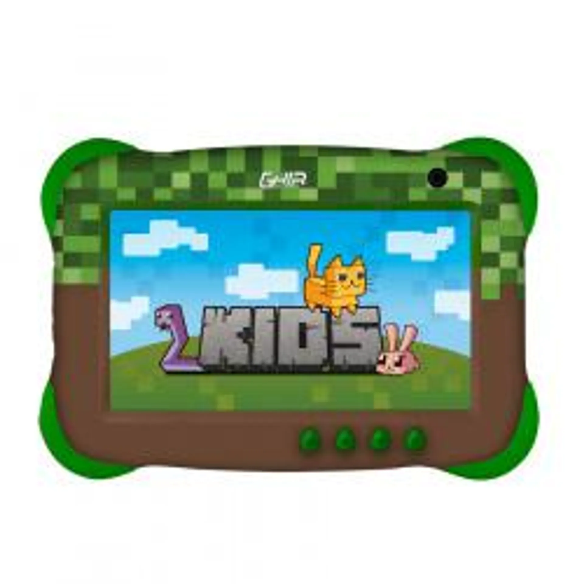 Tablet Ghia para Niños 7 KIDS 7", 32GB, Android 13 Go Edition, Café/Verde