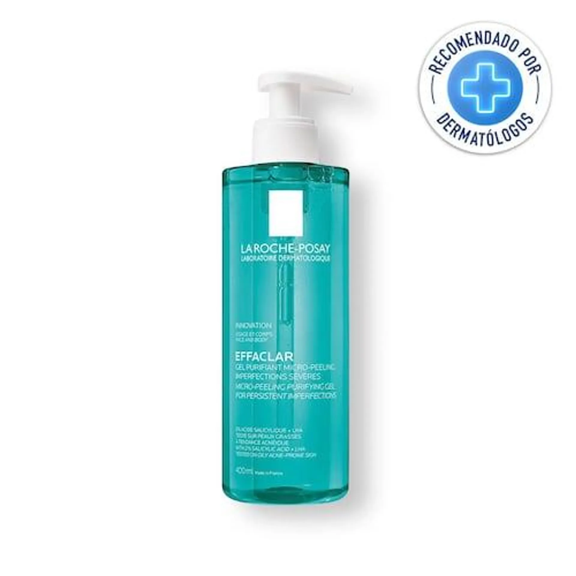 Limpiador Facial La Roche Posay Effaclar Gel Microexfoliante para Piel Mixta a Grasa 400ml