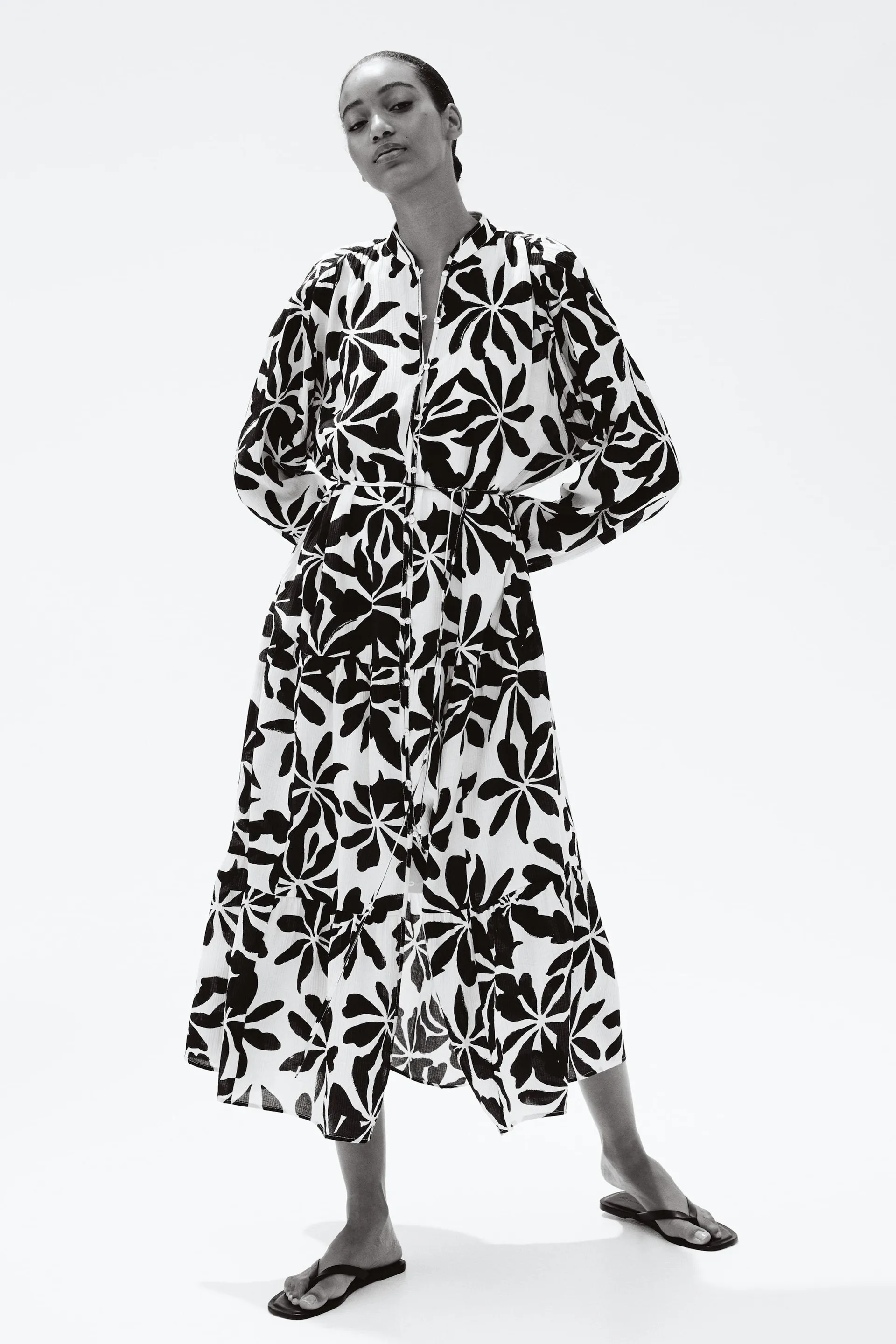 Vestido Oversized corrugado