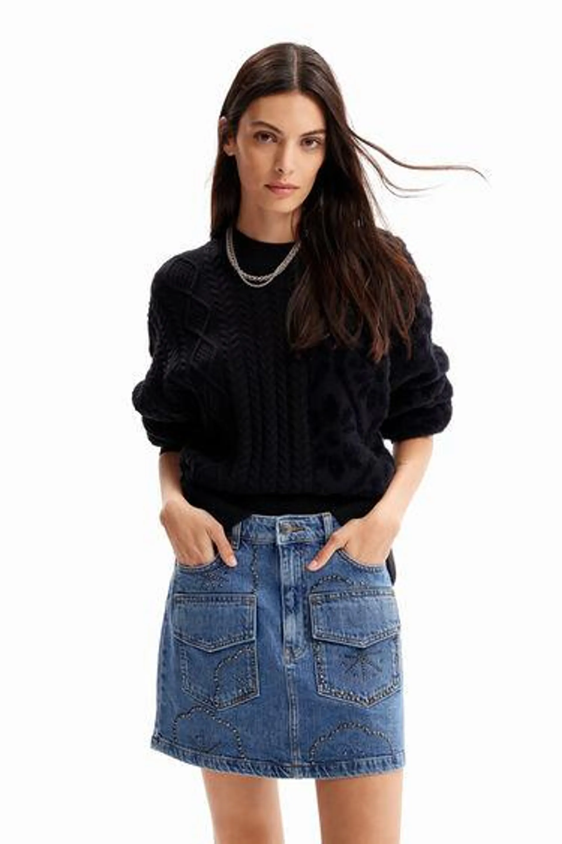 Jersey oversize combinado