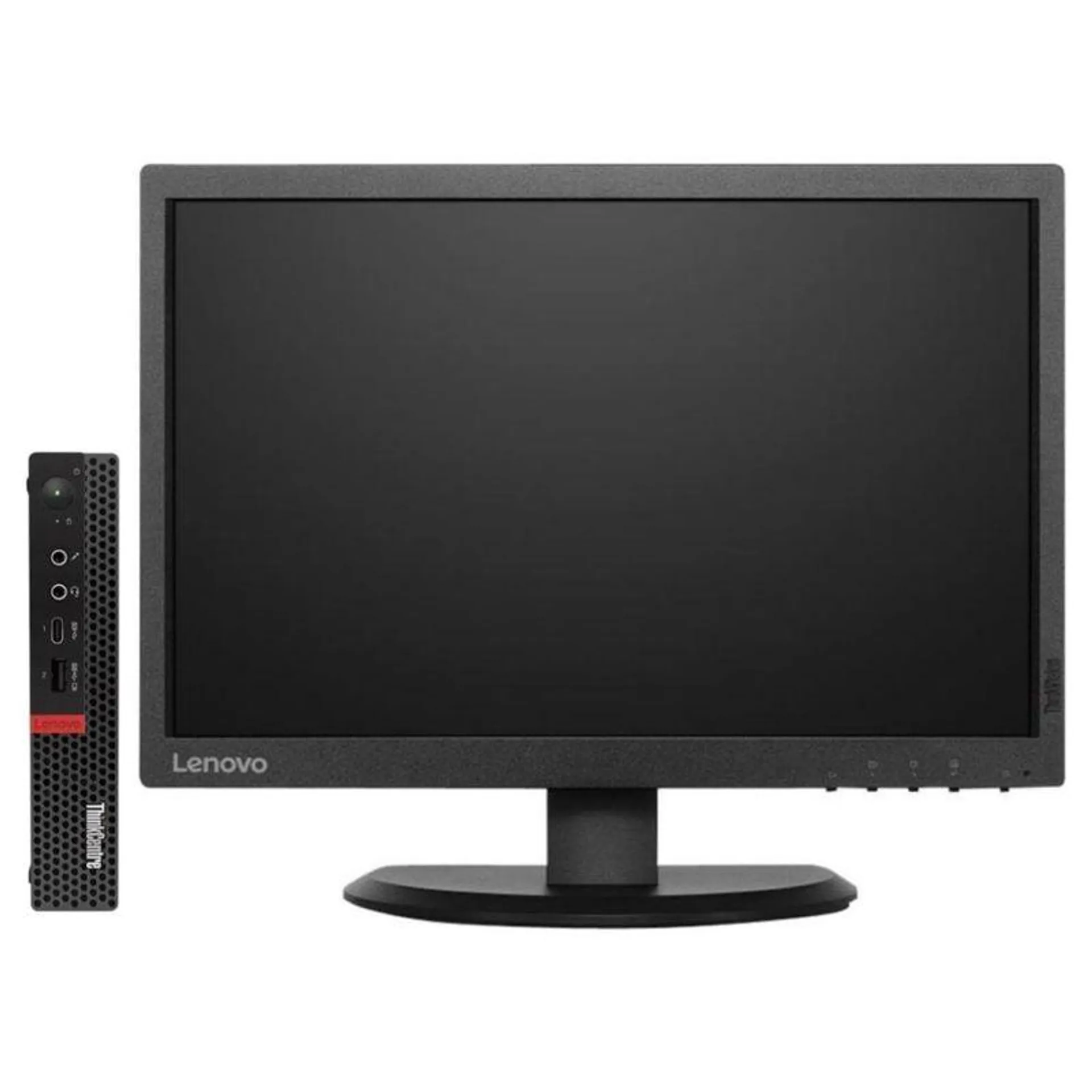 PCLenovo TinyM720q i5 4GB 500GB HDD Monitor19p Reacondicionado
