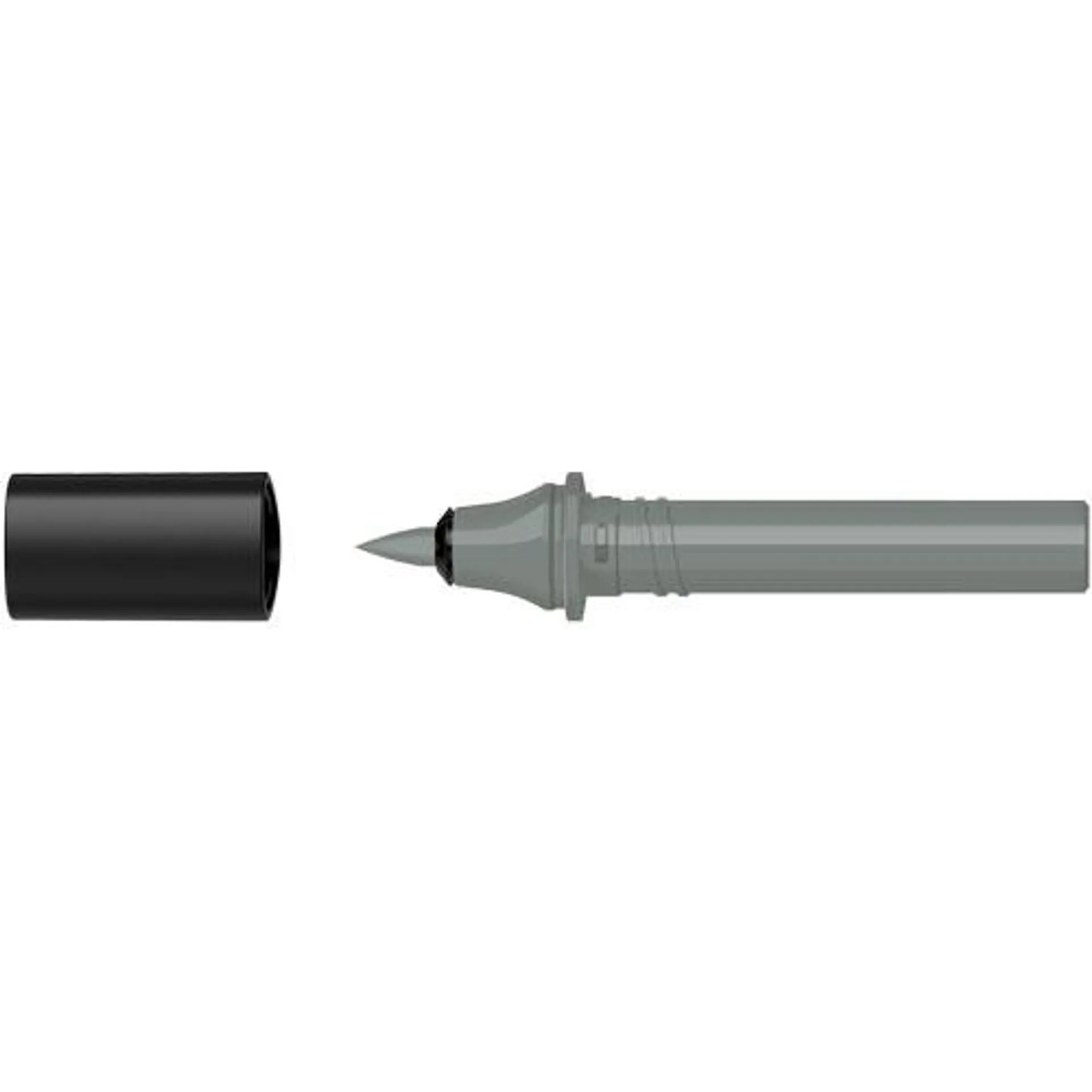 Tinta para marcador Molotow Sketcher punta brush verde gris 4