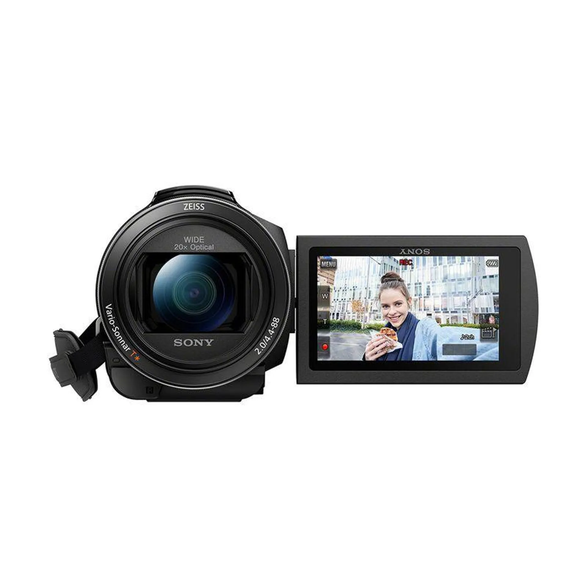 Handycam® 4K AX43A con sensor CMOS Exmor R®