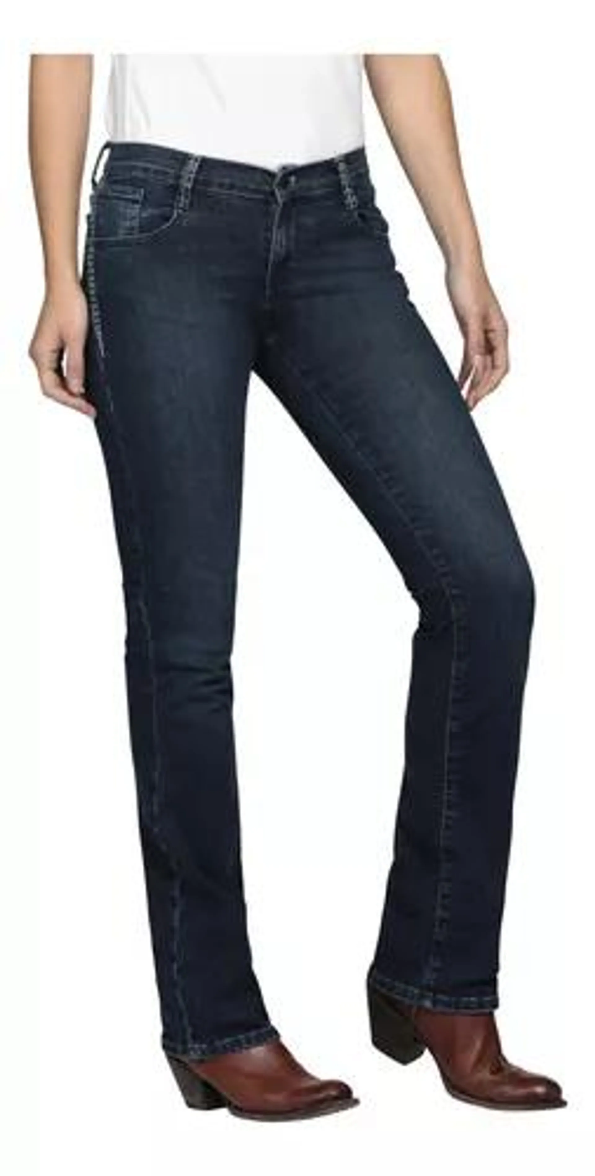 Pantalon Jeans Vaquero Cintura Baja Wrangler Mujer W01