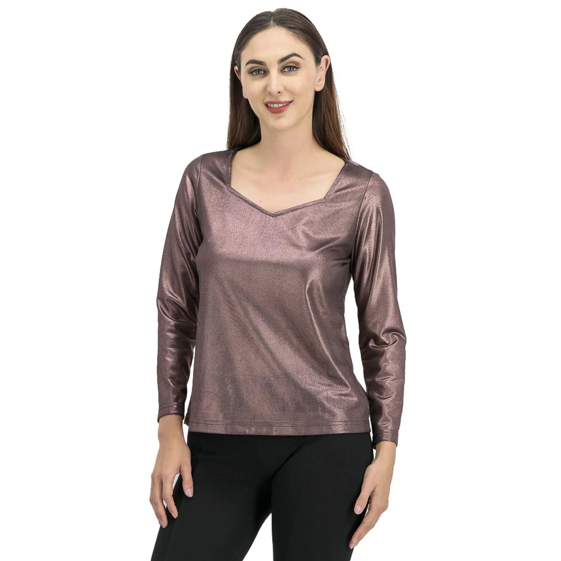 Blusa Mujer Metálica