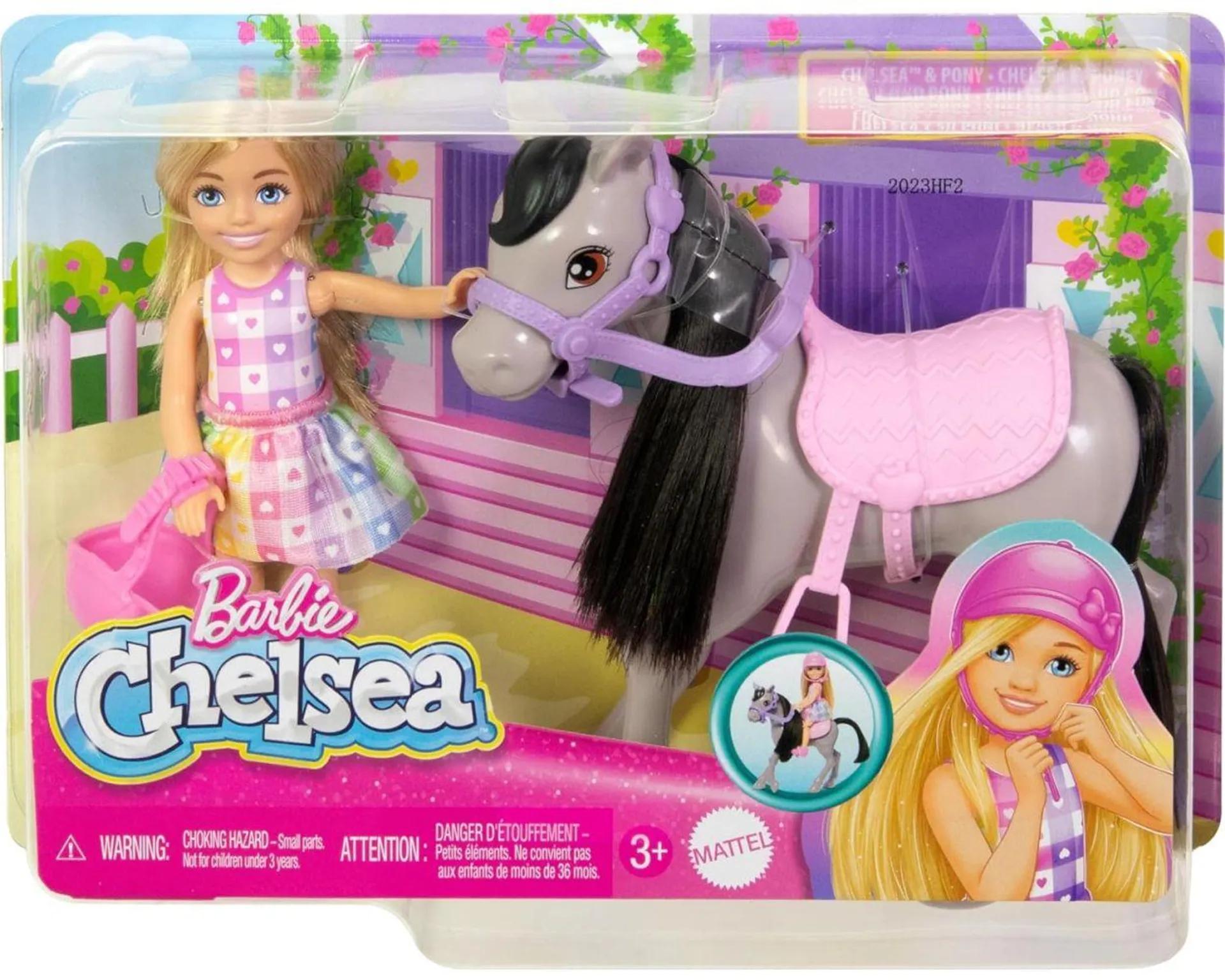 Barbie Chelsea Paseo en Pony HTK29