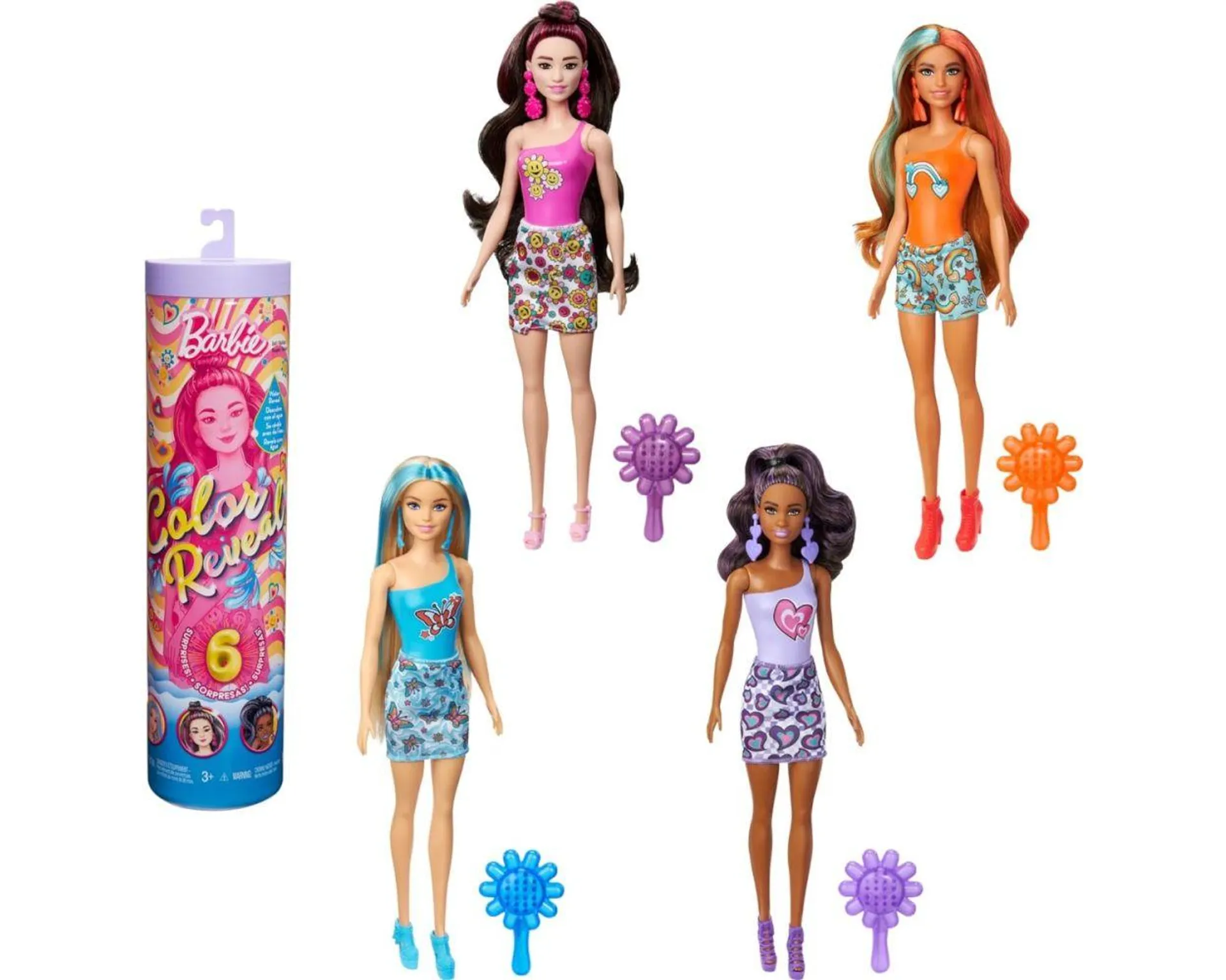 Barbie Color Reveal Colores del Arcoíris HRK06