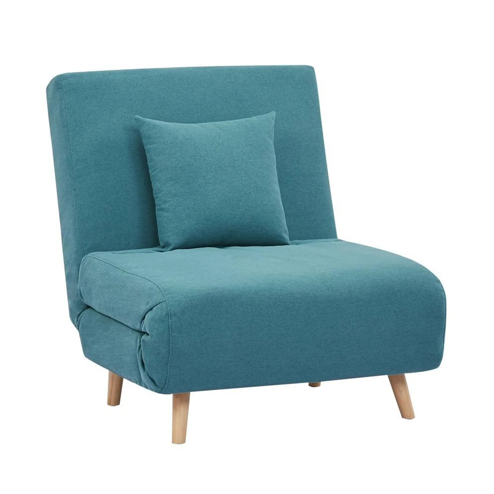 Chilly - Sillón estilo moderno convertible cama color aqua