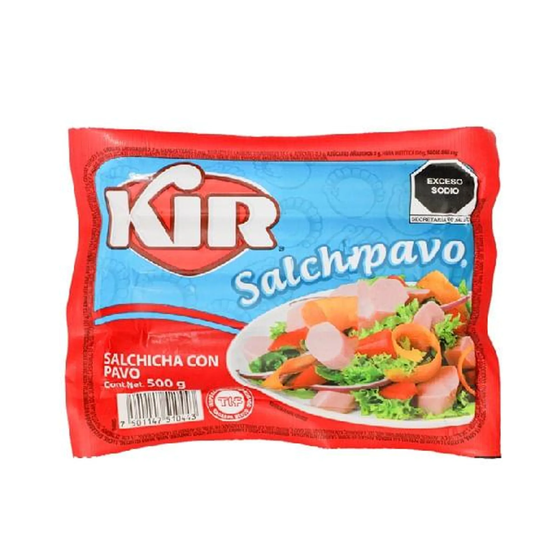 Salchicha Kir pavo 500 g