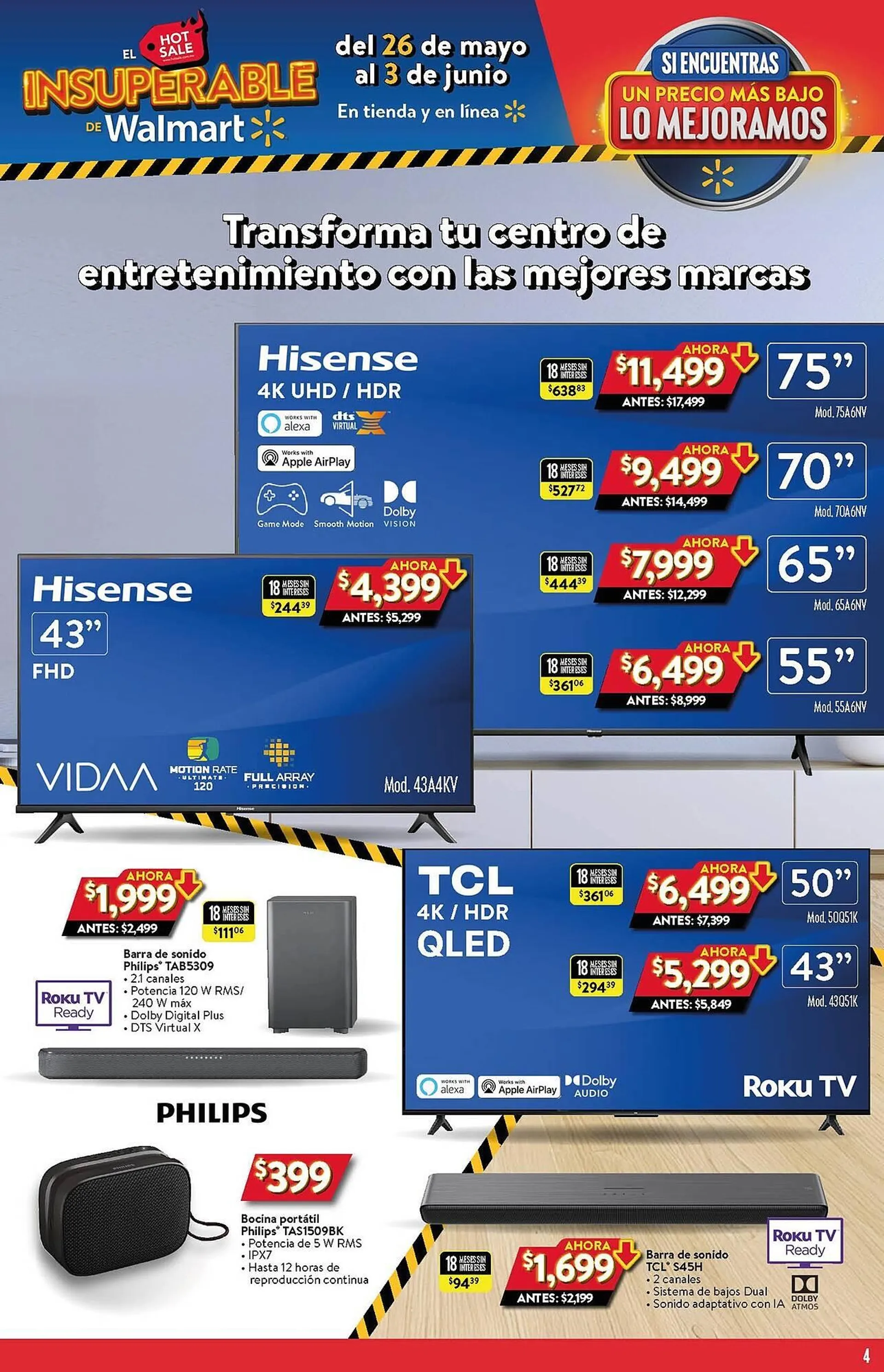 Catálogo de Catálogo Walmart 26 de mayo al 3 de junio 2025 - Pagina 4