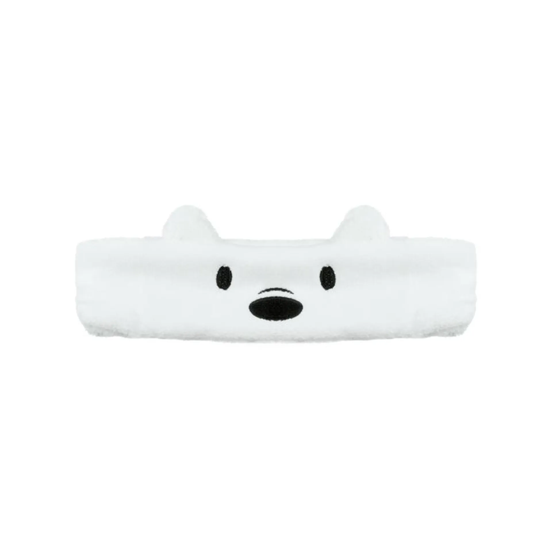 Banda Para Cabello We Bare Bears Polar 100% Poliéster Blanca Unitalla