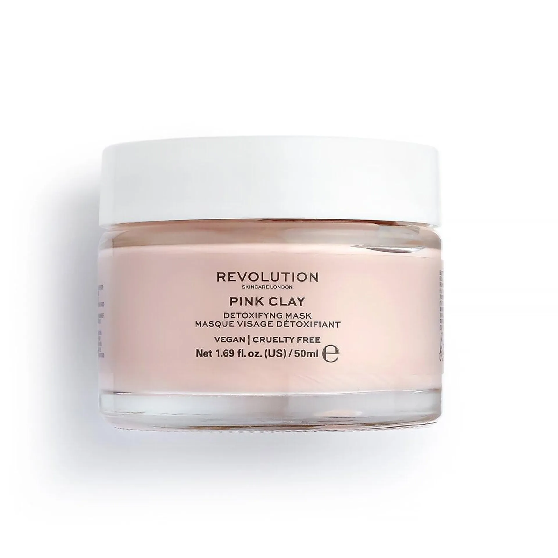 MASCARILLA DESINTOXICANTE DE ARCILLA ROSA- REVOLUTION SKINCARE