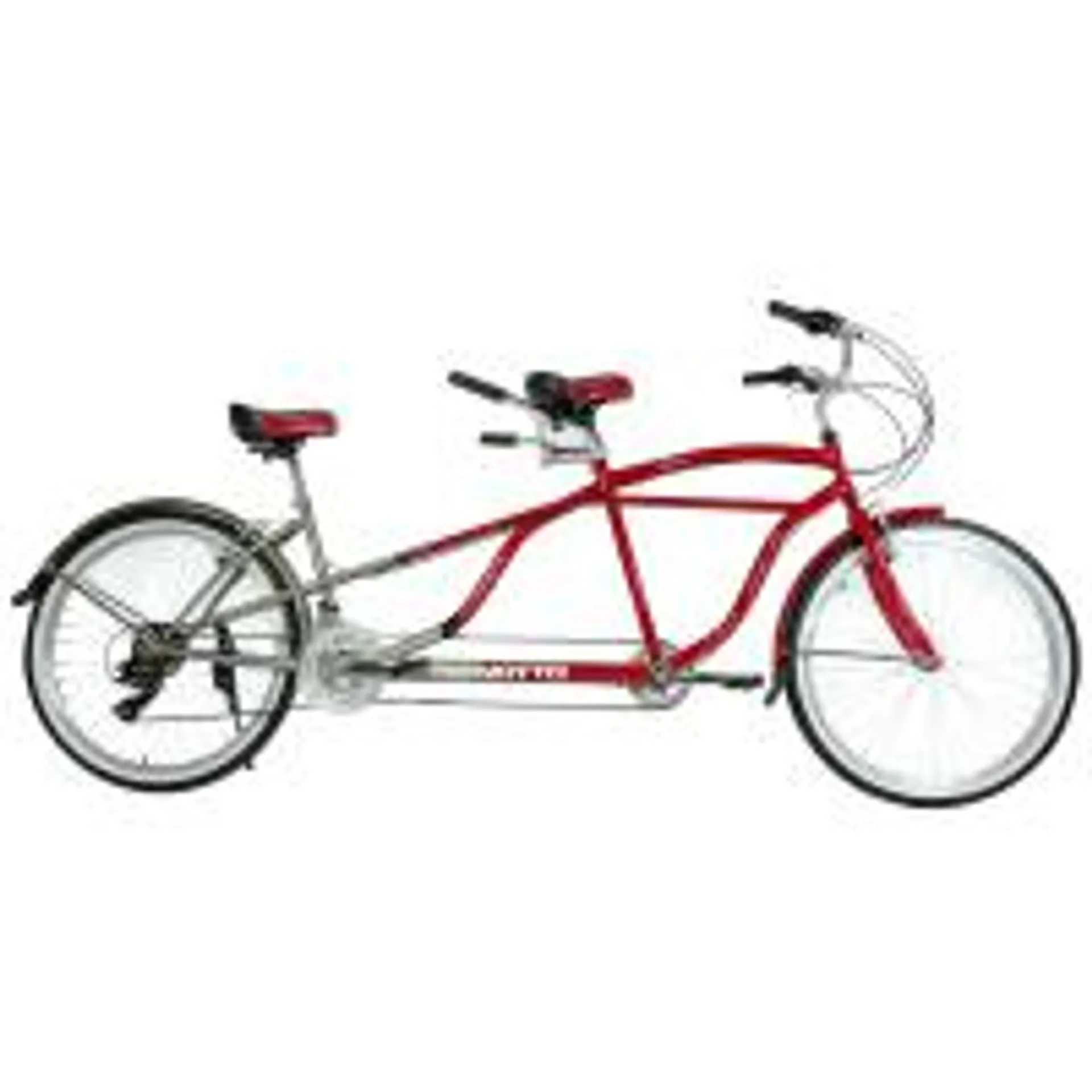 Bicicleta BENOTTO City TANDEM FOR 2 R26 21V. Shimano Frenos ”V” Acero Rojo/Plata Talla:UN