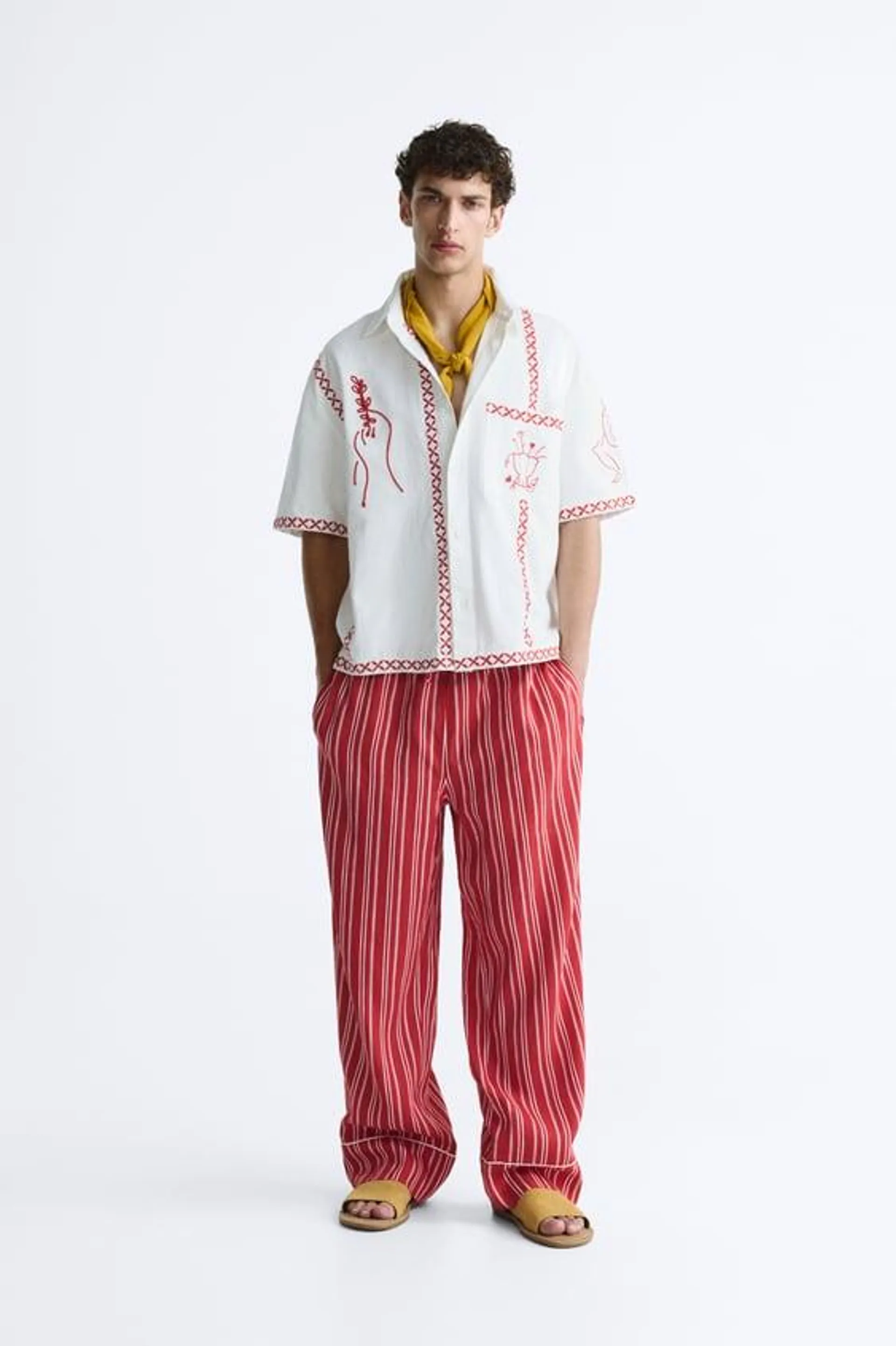PANTALÓN RAYAS LINO - VISCOSA
