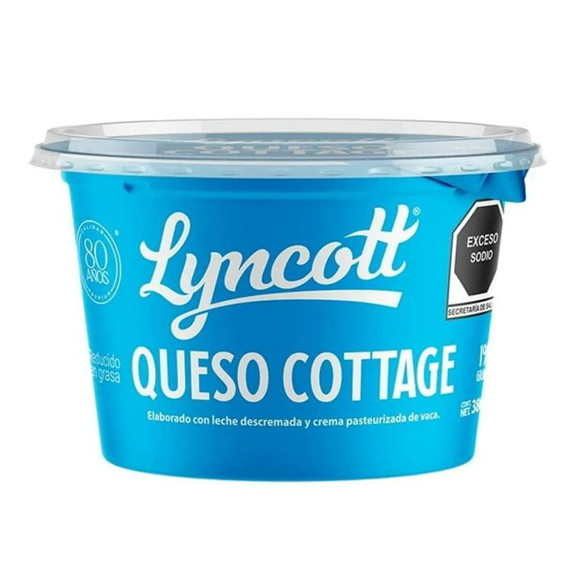 Queso cottage Lyncott 1% grasa 380 g