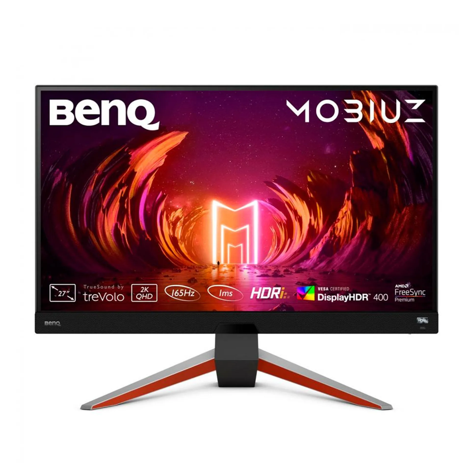 Monitor Gamer BenQ Mobiuz EX2710Q LED 27 / Quad HD / FreeSync / 165Hz / HDMI / Bocinas Integradas (2 x 2W) / Negro / 9H.LK4LA.TBL