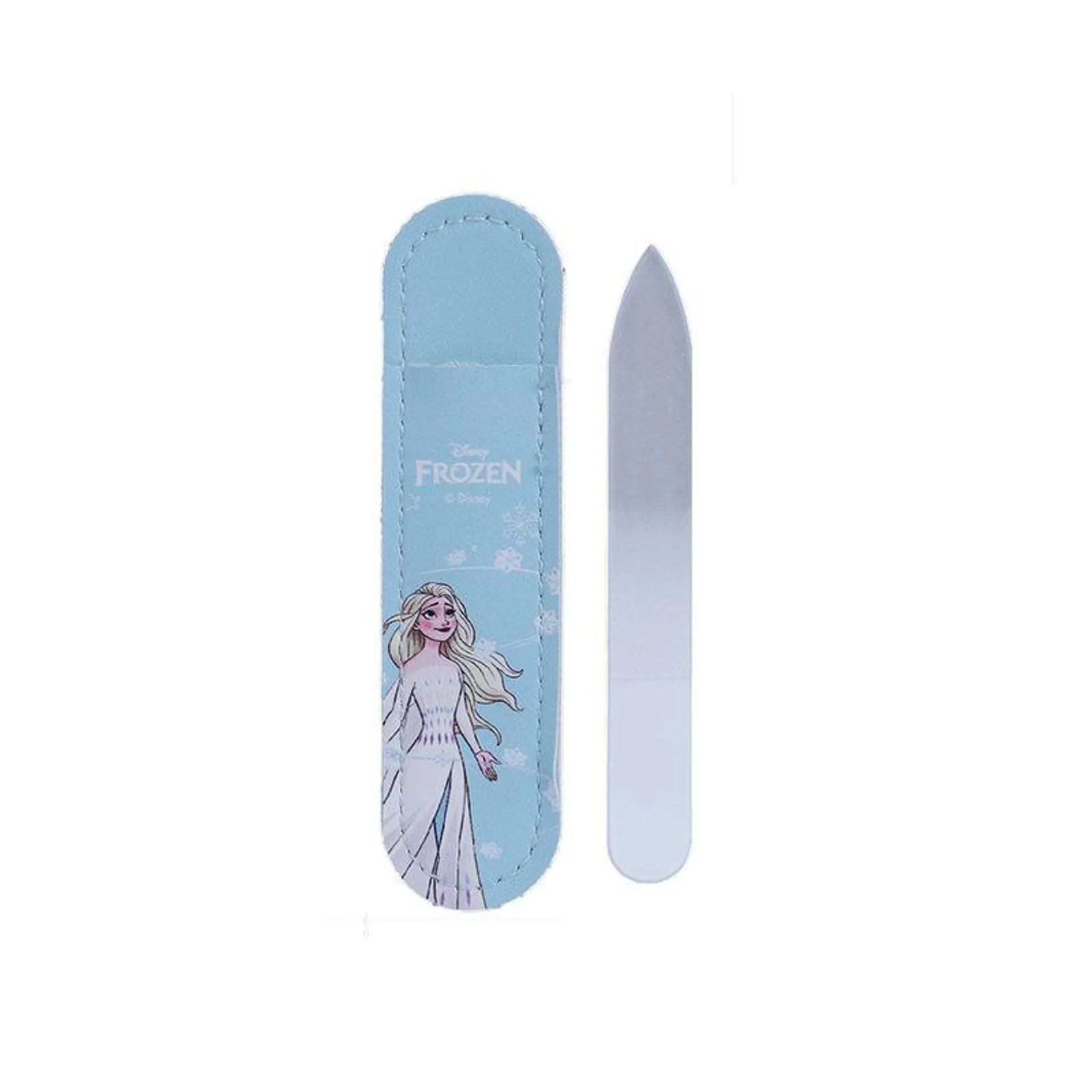 Lima Para Uñas Con Funda Disney Elsa Frozen Sintética Degradada