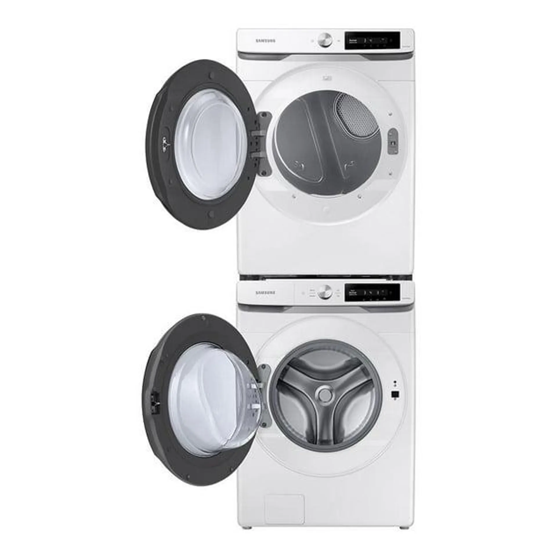 Combo de Lavado Samsung Lavadora 22 kg y Secadora 24 Kg Carga Frontal Blanca