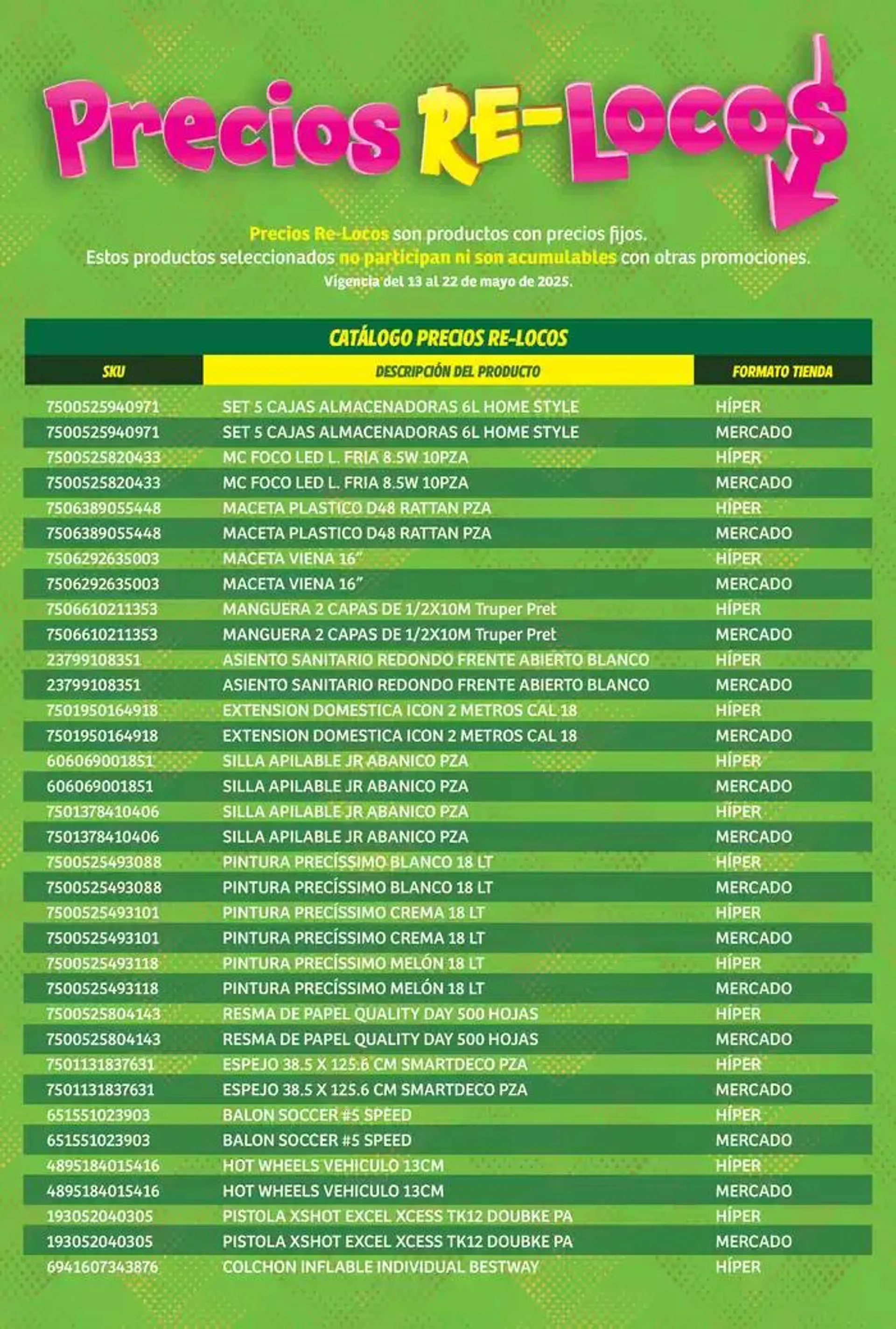 Catálogo de Catálogo Re Locos Híper Nacional 19 de mayo al 22 de mayo 2025 - Pagina 13