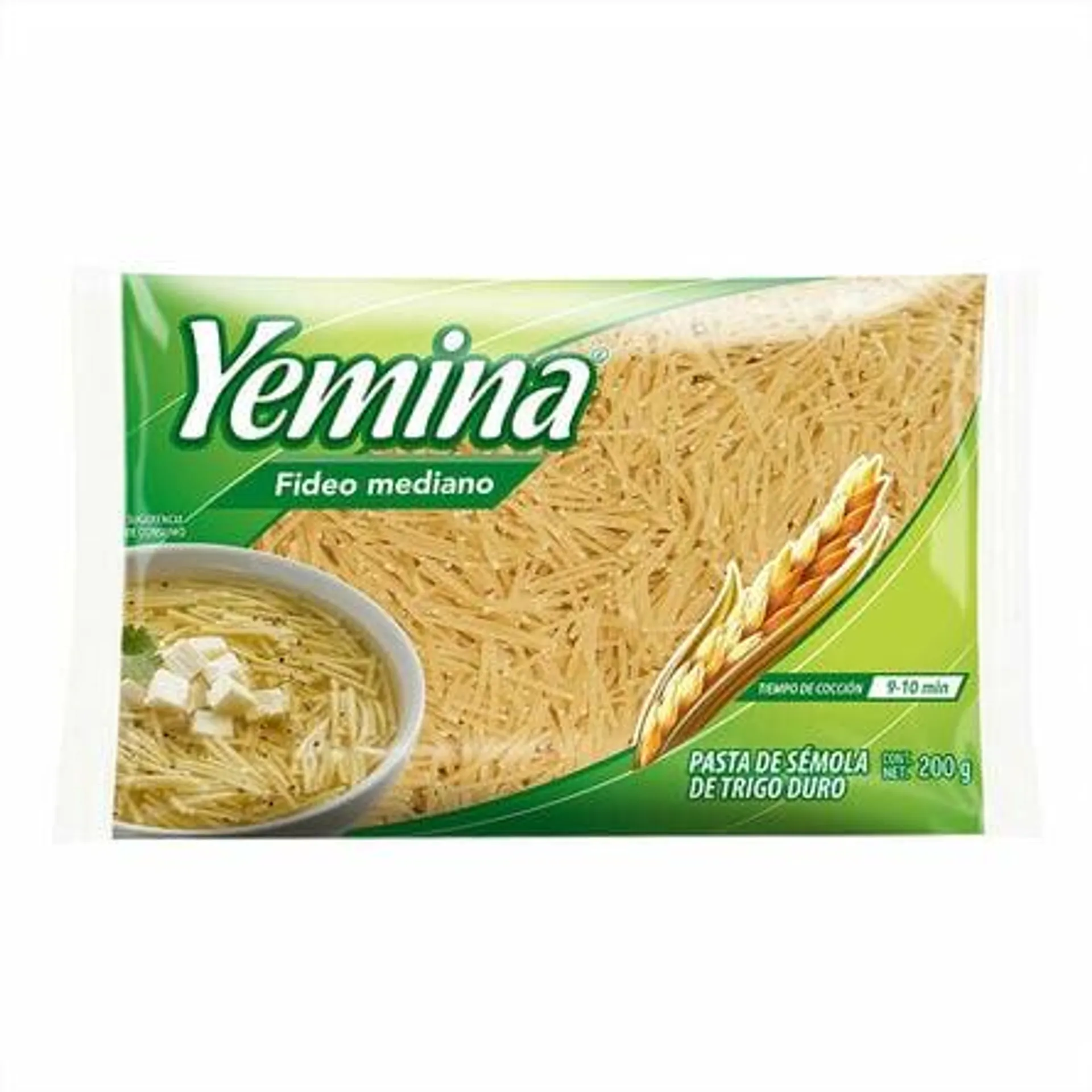 Sopa Yemina fideo mediano 200 g