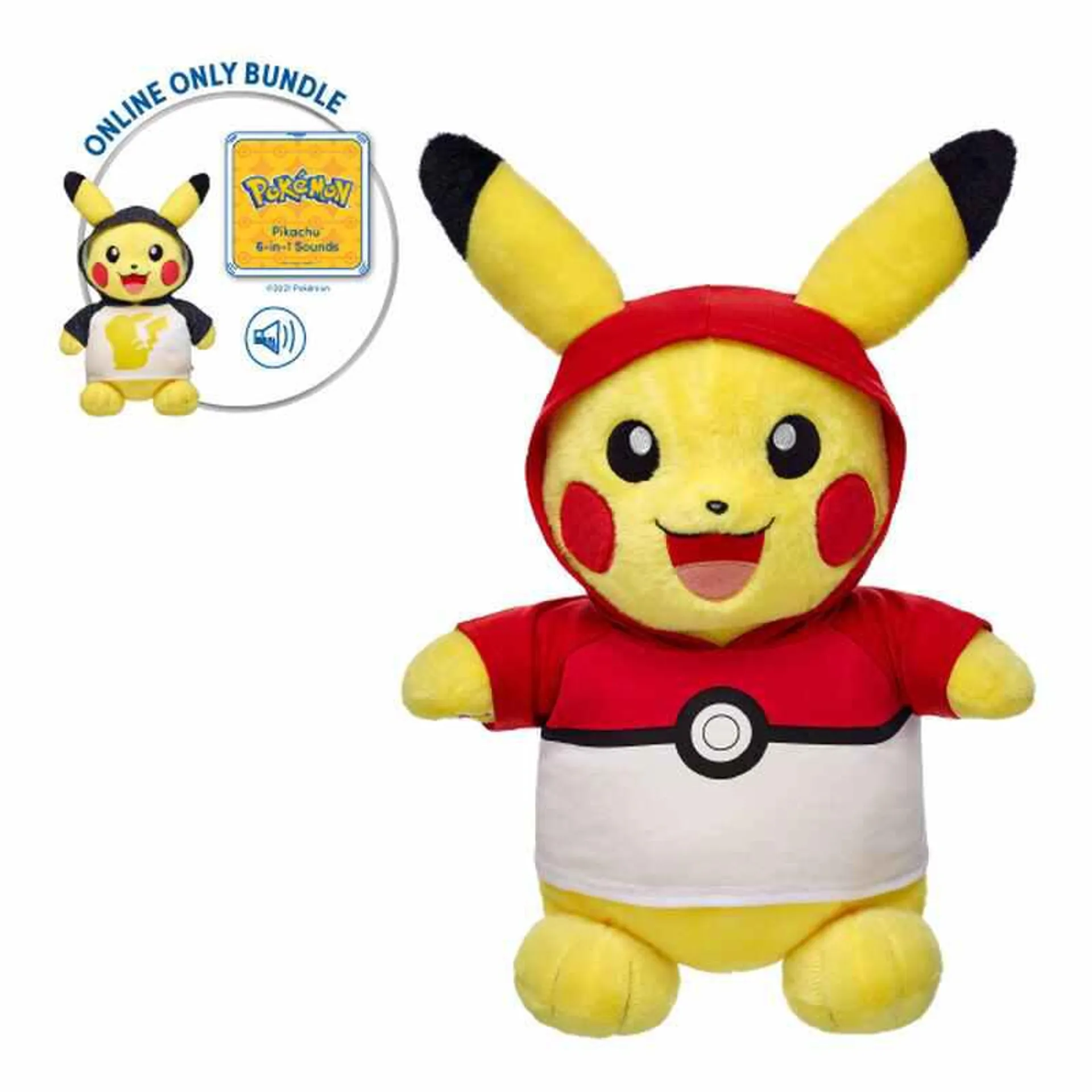 Pokémon Pikachu Plush Hoodie Bundle