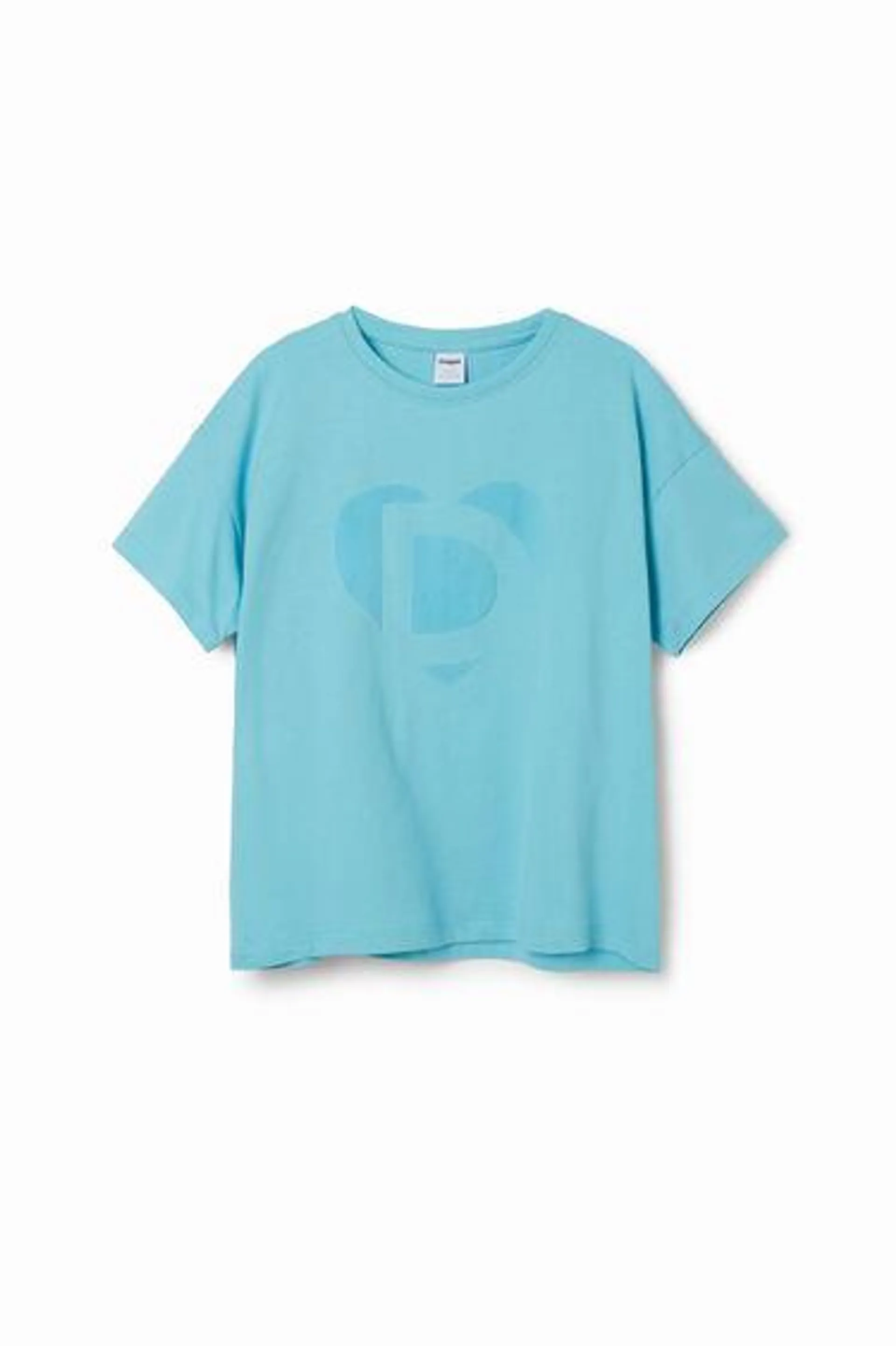 Camiseta imagotipo relieve