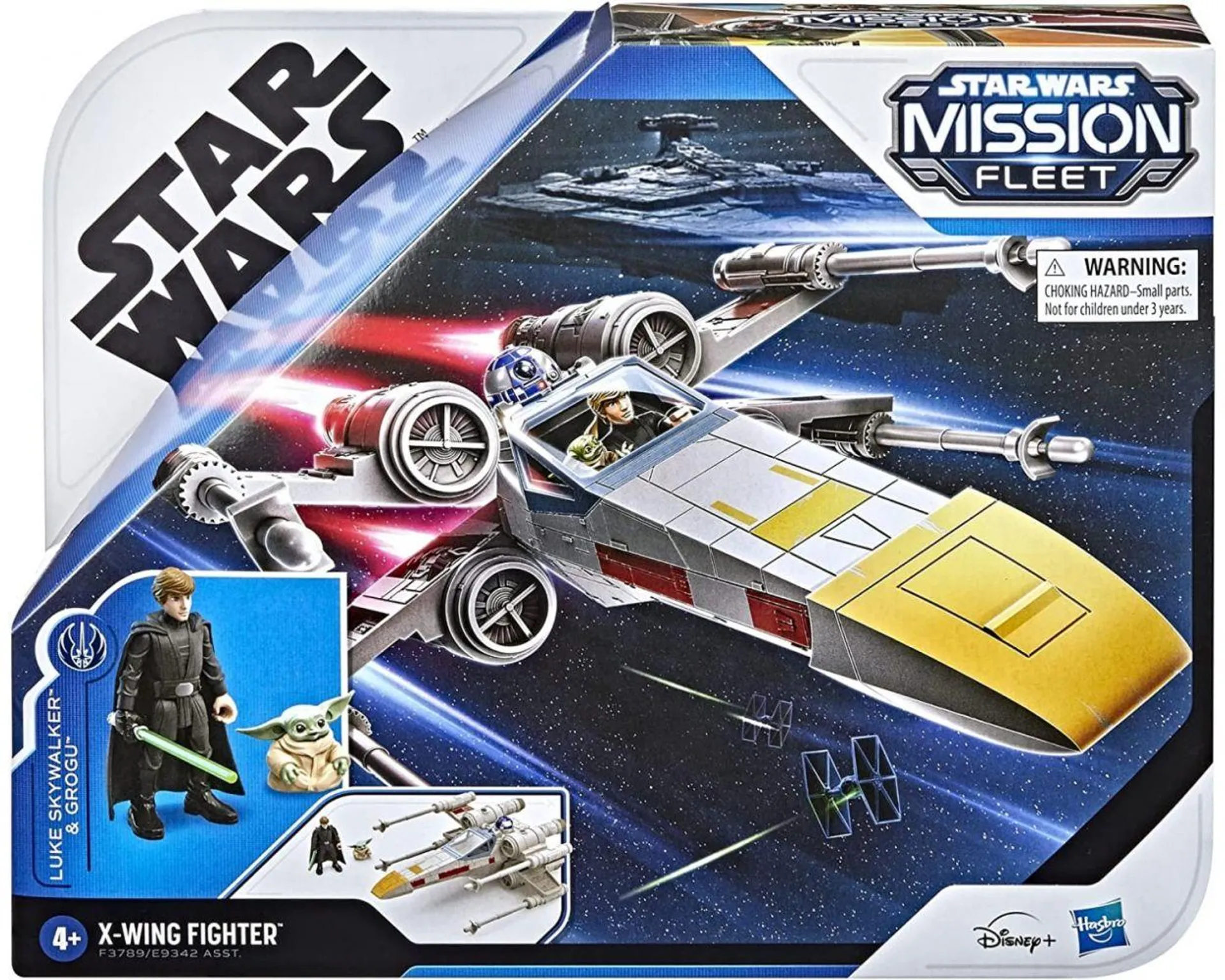 Star Wars Mission Fleet Stellar Class - Luke Skywalker & Grogu X-Wing Misión de Rescate Jedi