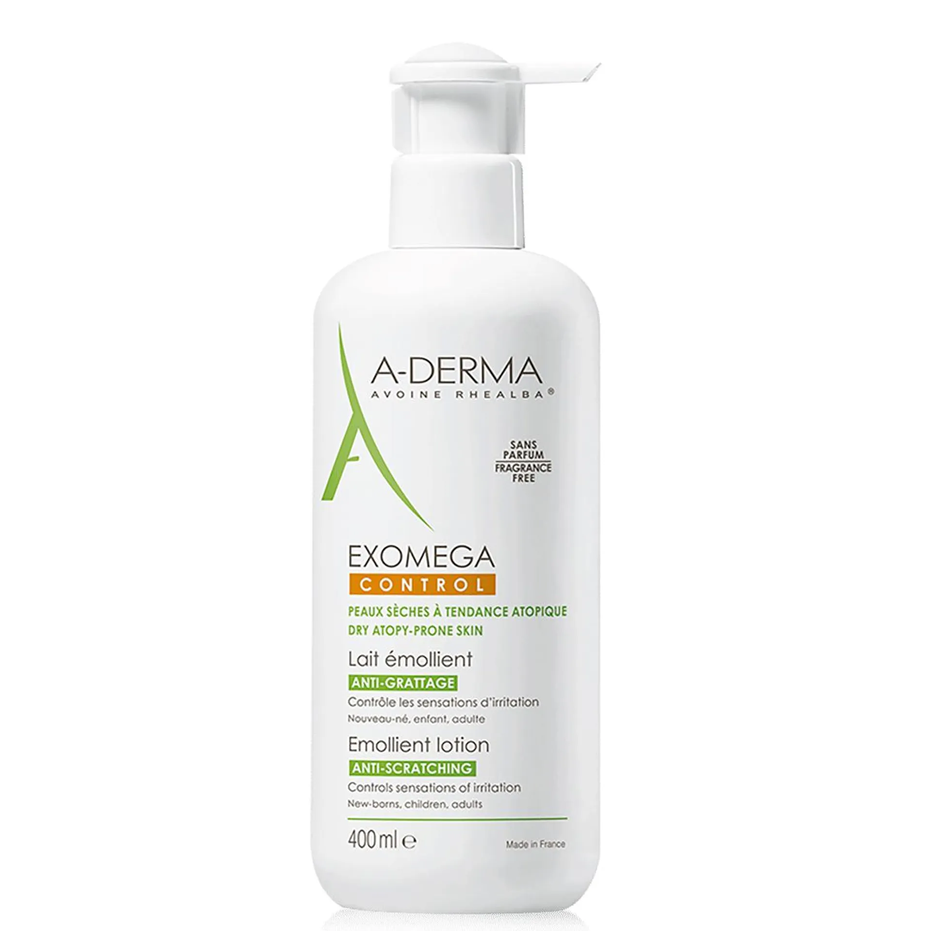 Aderma exomega lait emoliente para piel seca con tendencia atópica 400ml.