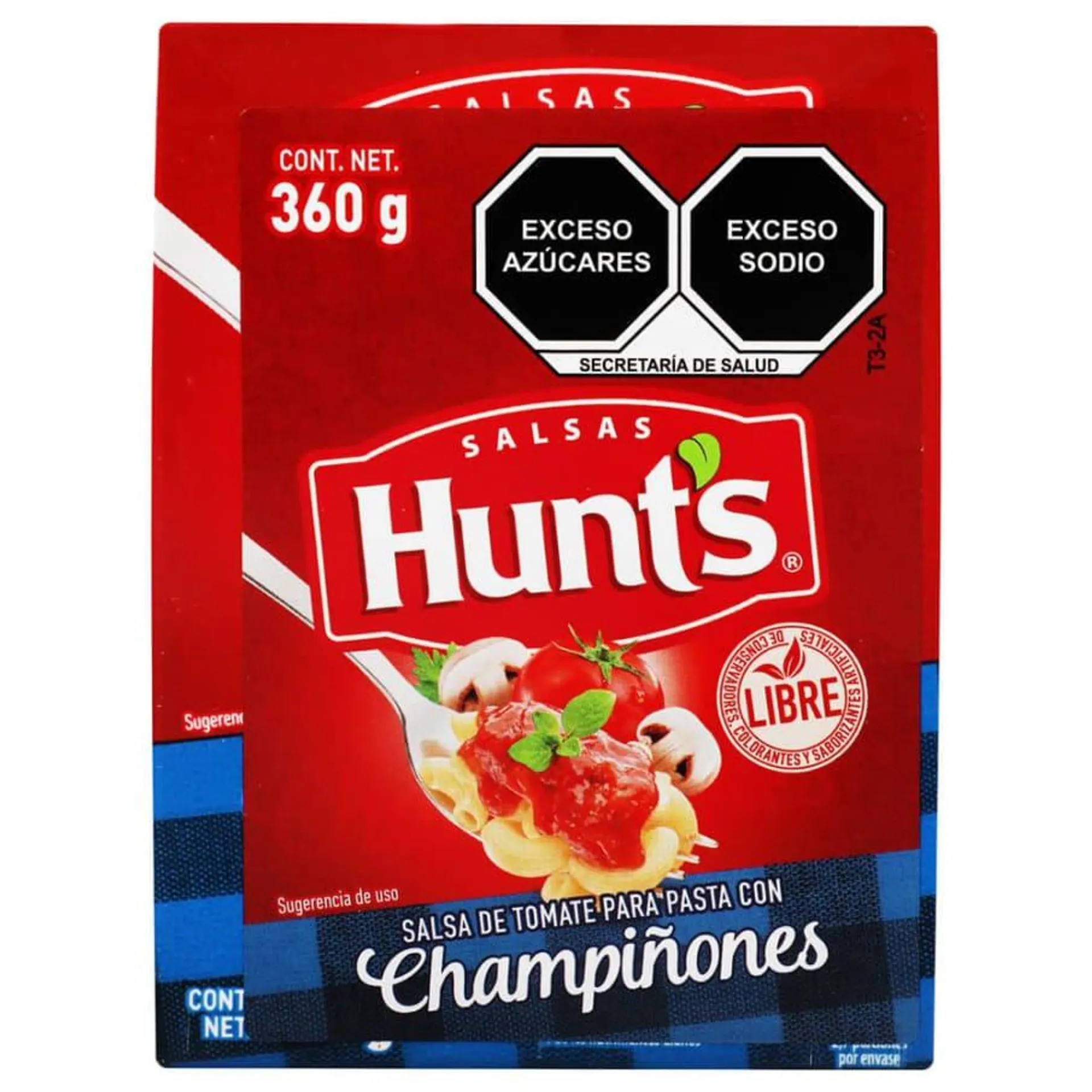 Salsa Para Pasta Hunts Con Champiñones 360 g