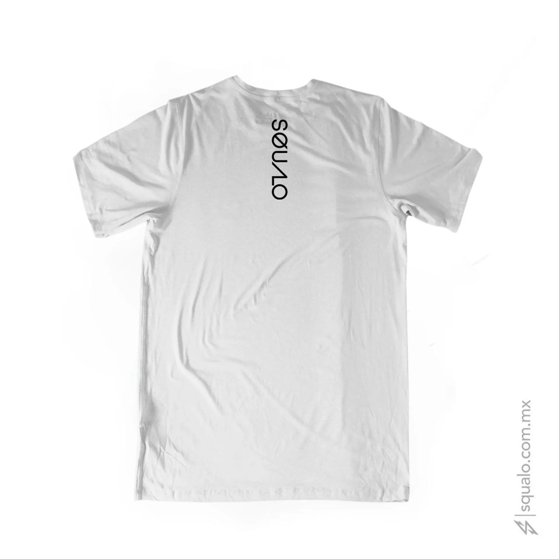 Playera Rashguard Corte Amplio SQLO Blanco