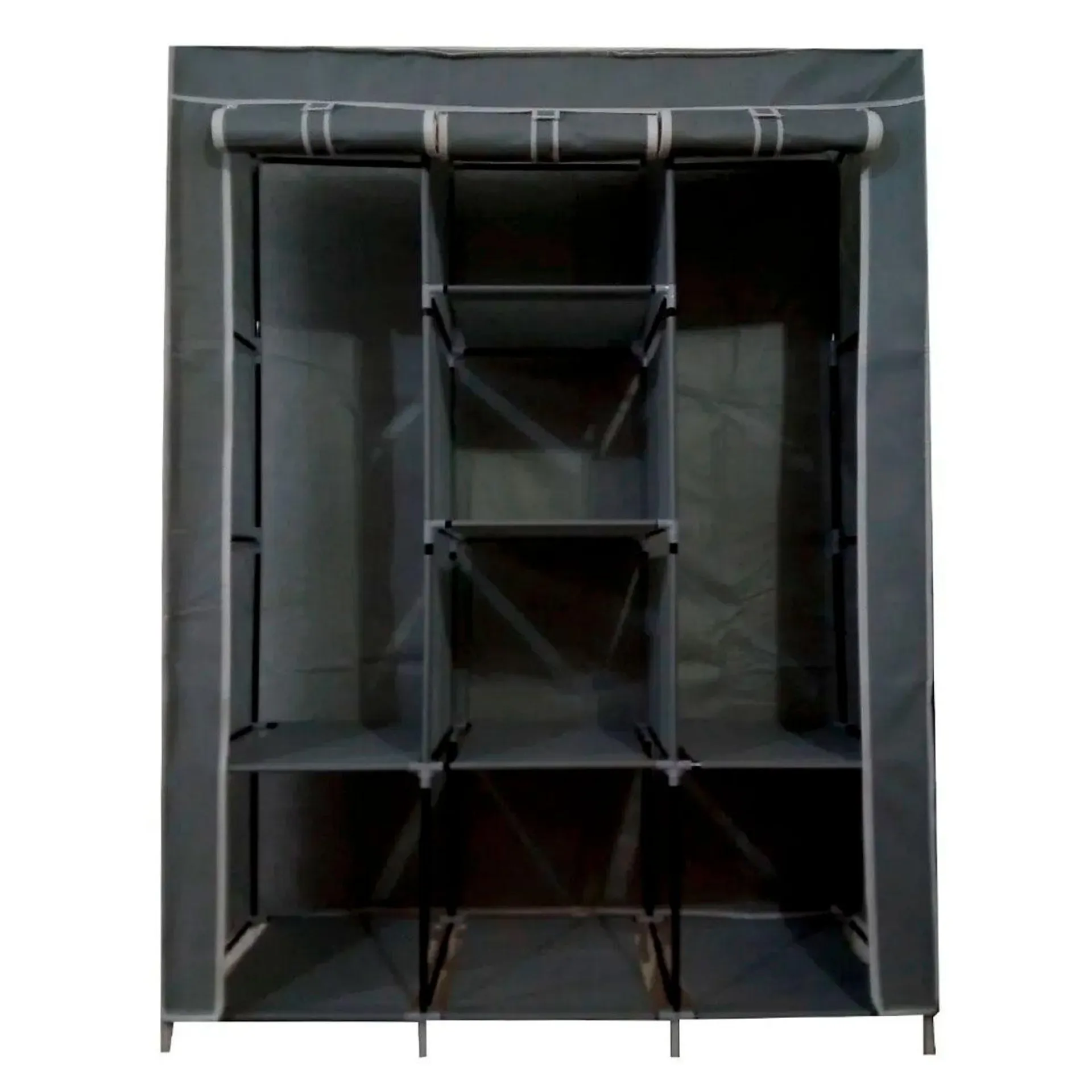 Closet Ropero Armable 1.75mts Negro Hogar Reforzado Stayelit