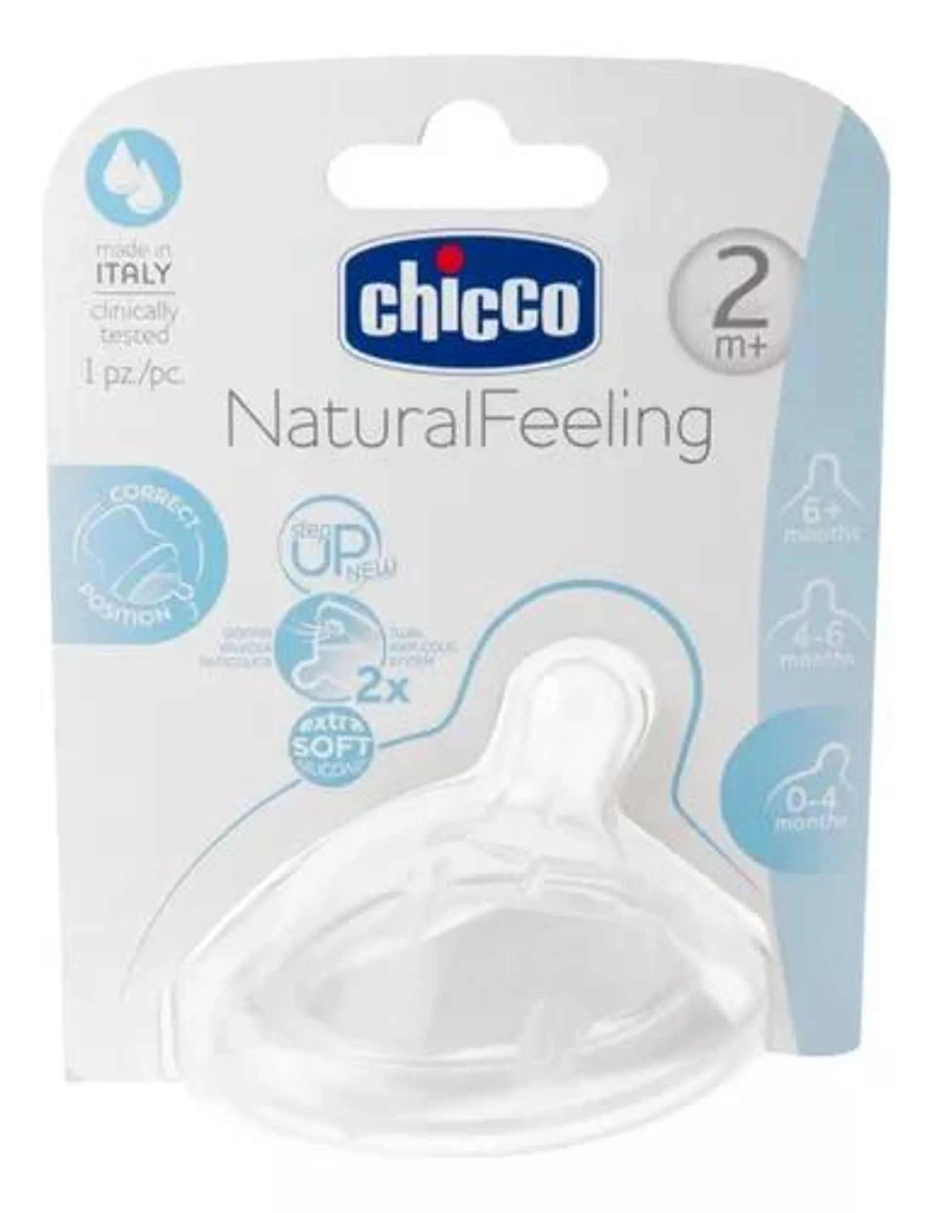 Chicco Natural Feeling Tetina Para Bebés 2m+