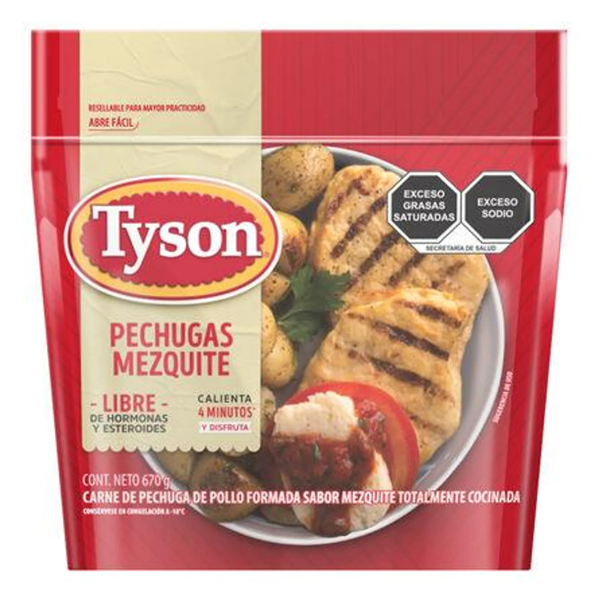 Pechuga de Pollo Tyson Mezquite 670 g