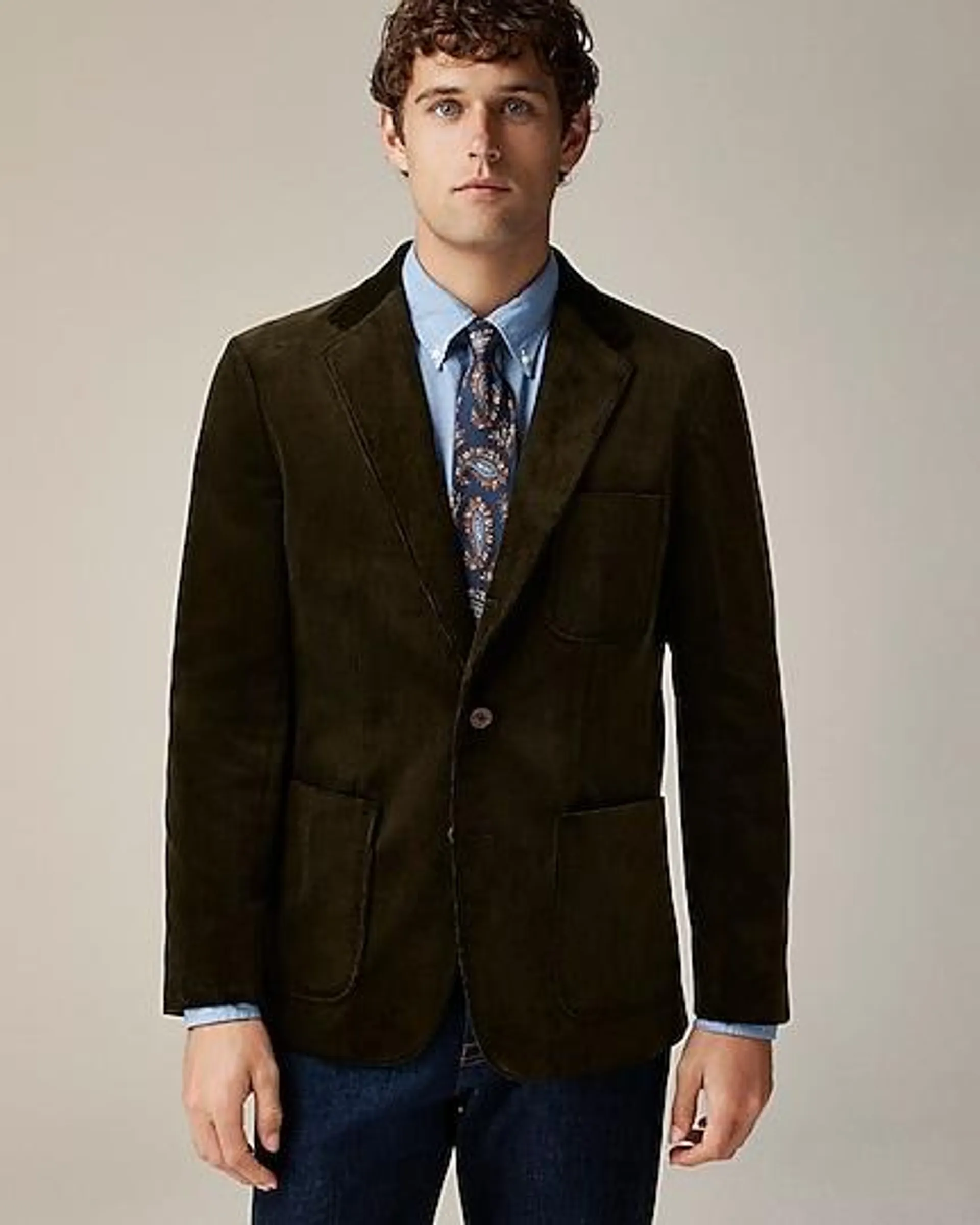 Crosby Classic-fit blazer in English cotton corduroy