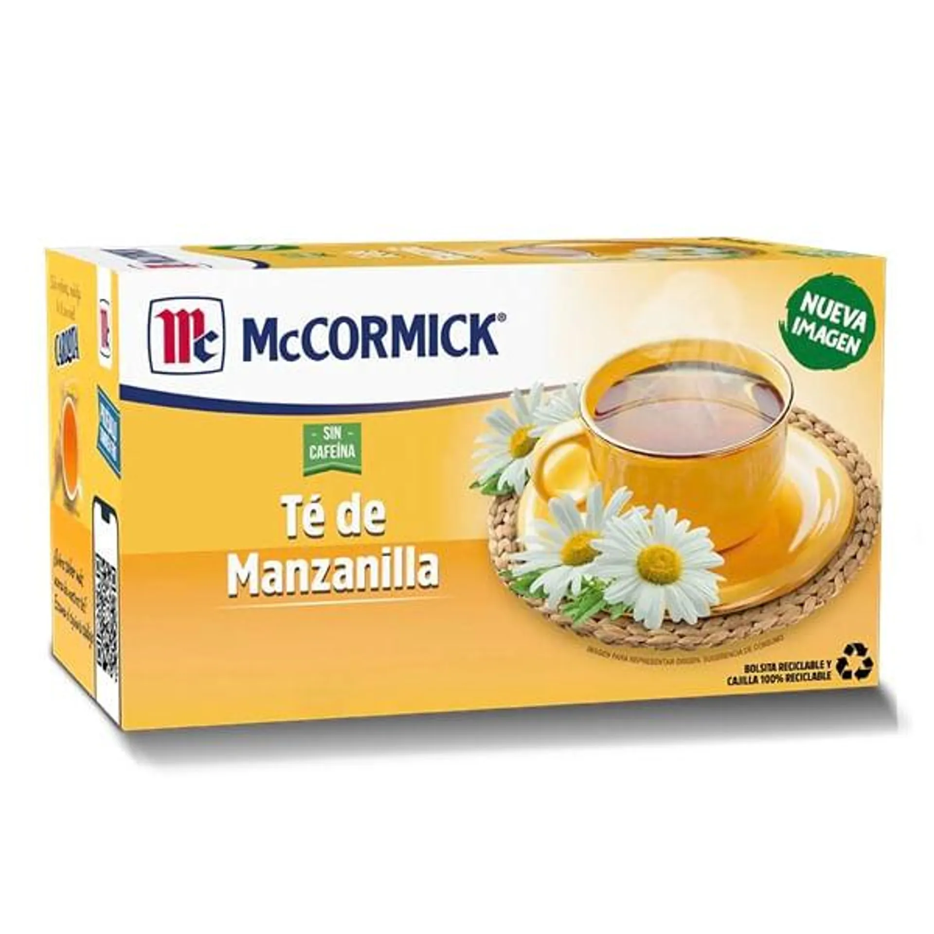 Té McCormick manzanilla 100 bolsas