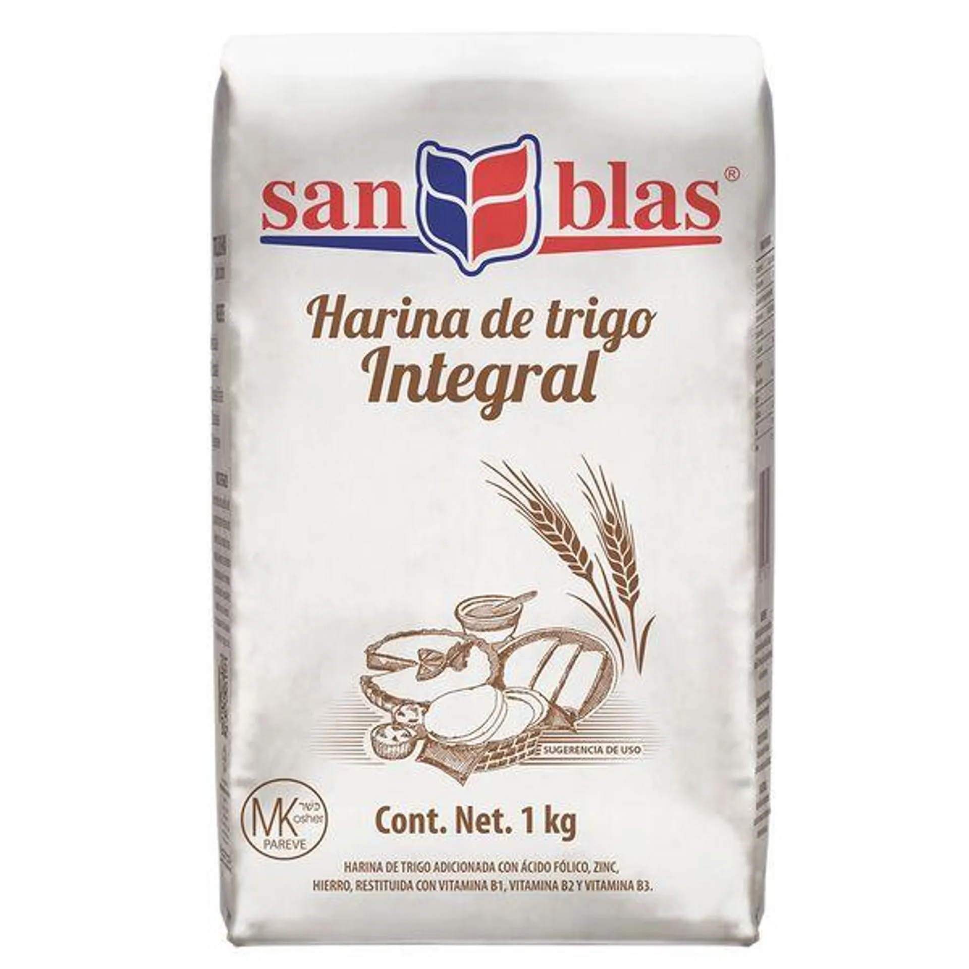 Harina de trigo integral San Blas 1 kg