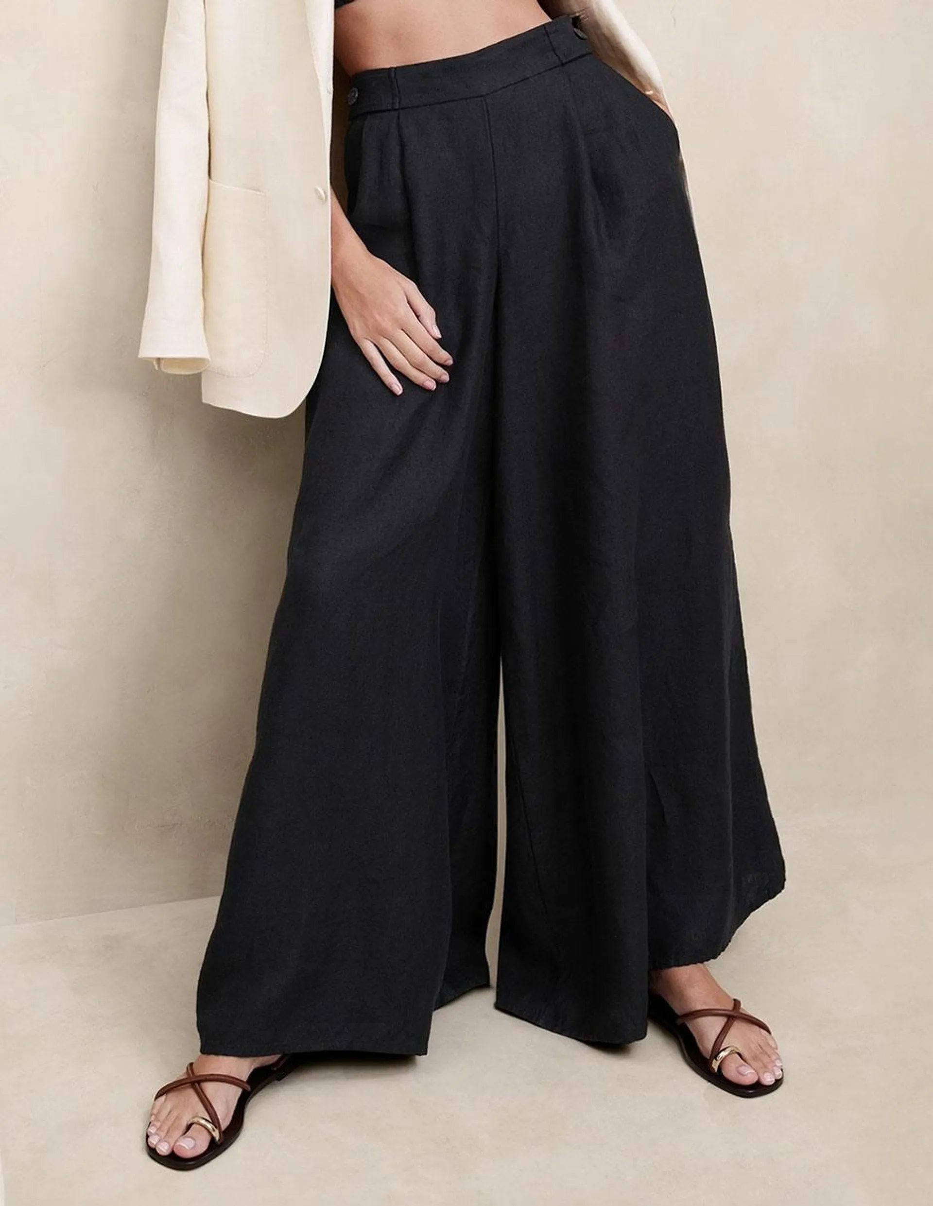 Pantalón wide leg para mujer