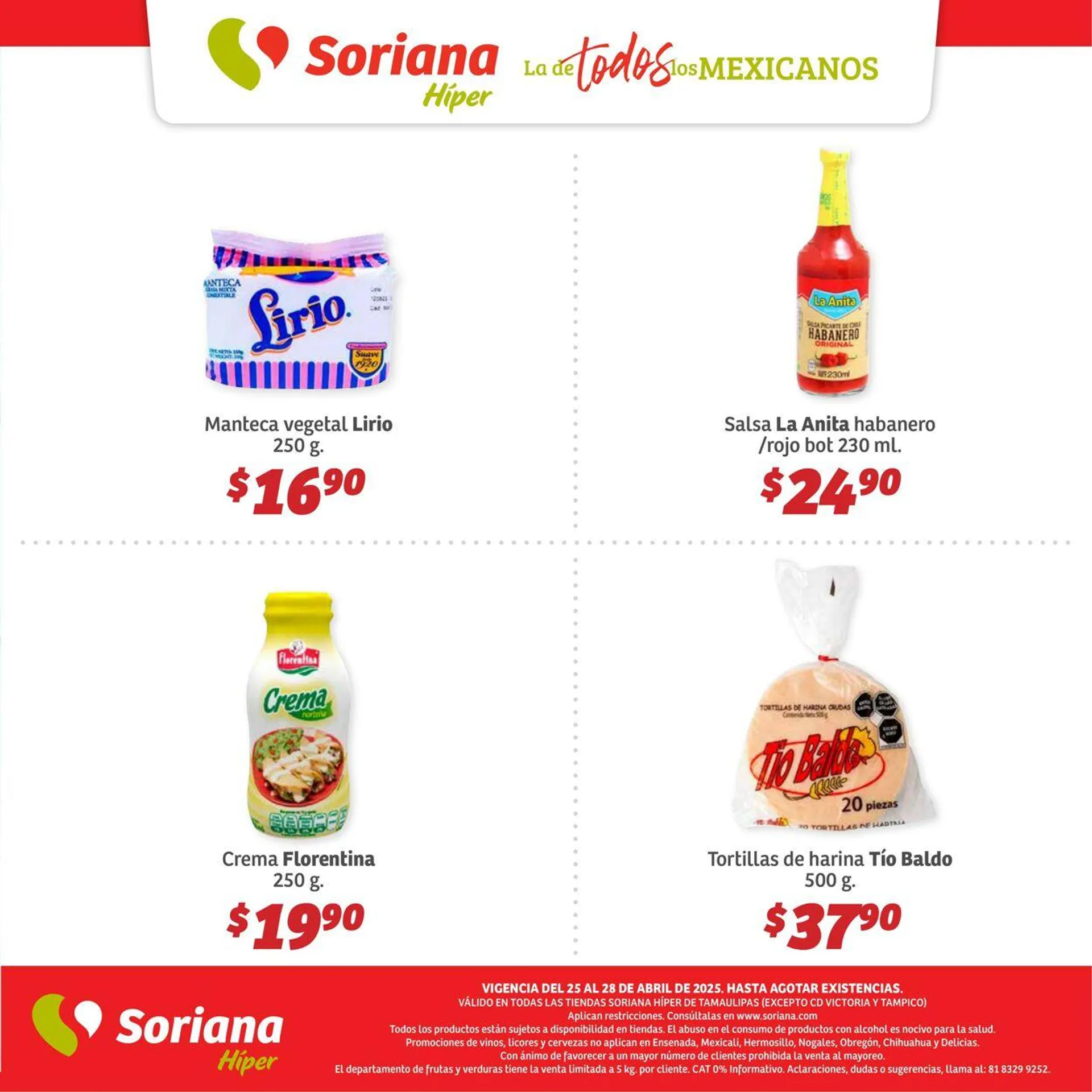 Catálogo de Soriana - Fin de Semana Híper Frontera Noreste Oferta actual 25 de abril al 28 de abril 2025 - Pagina 5