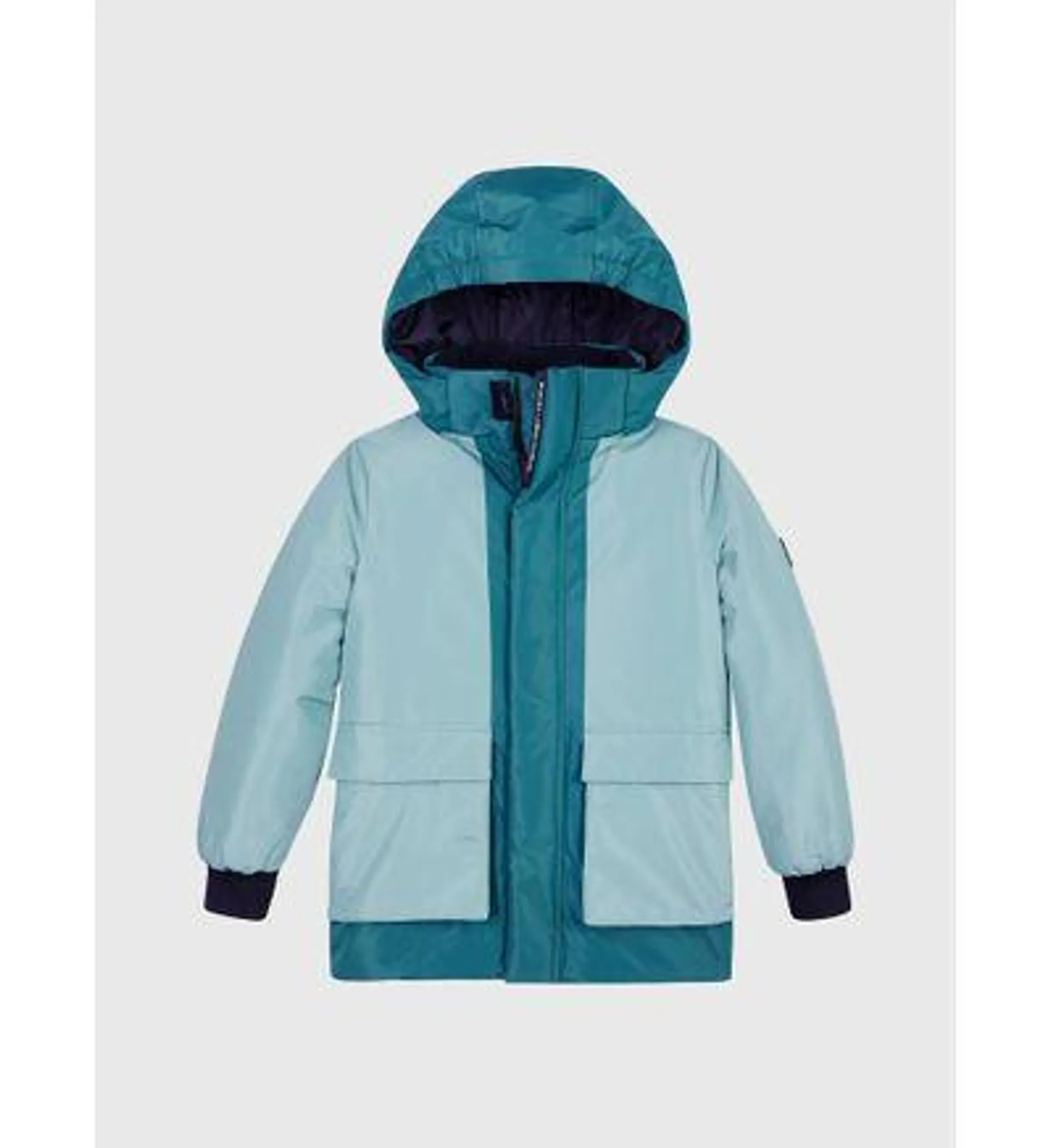 Chamarra Calvin Klein Parka Niño Azul