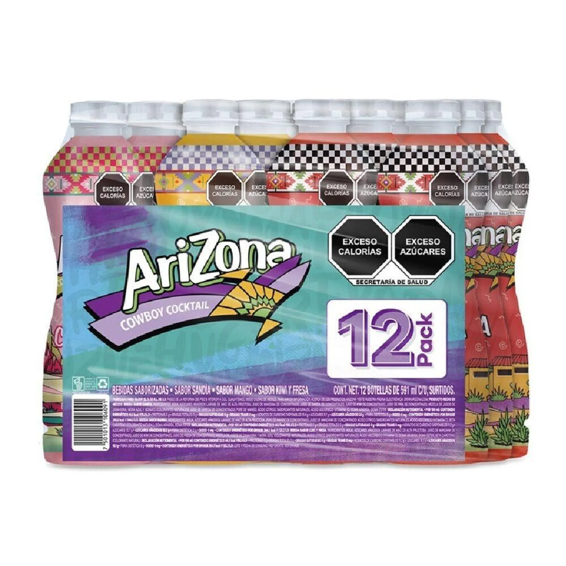 Bebida Sabores Surtidos Arizona 12/591 ml