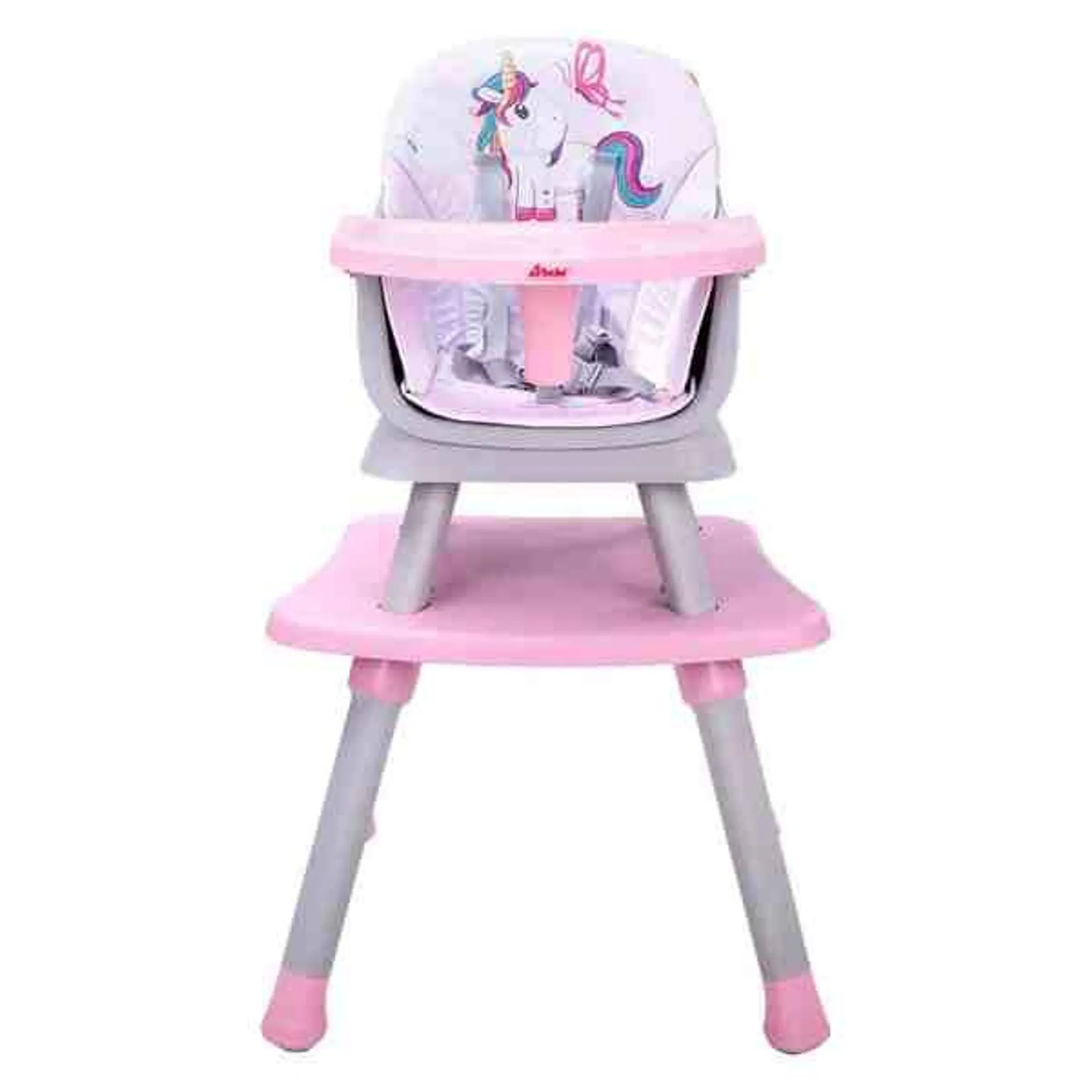 Silla Alta 4 en 1 Grow with me Rosa