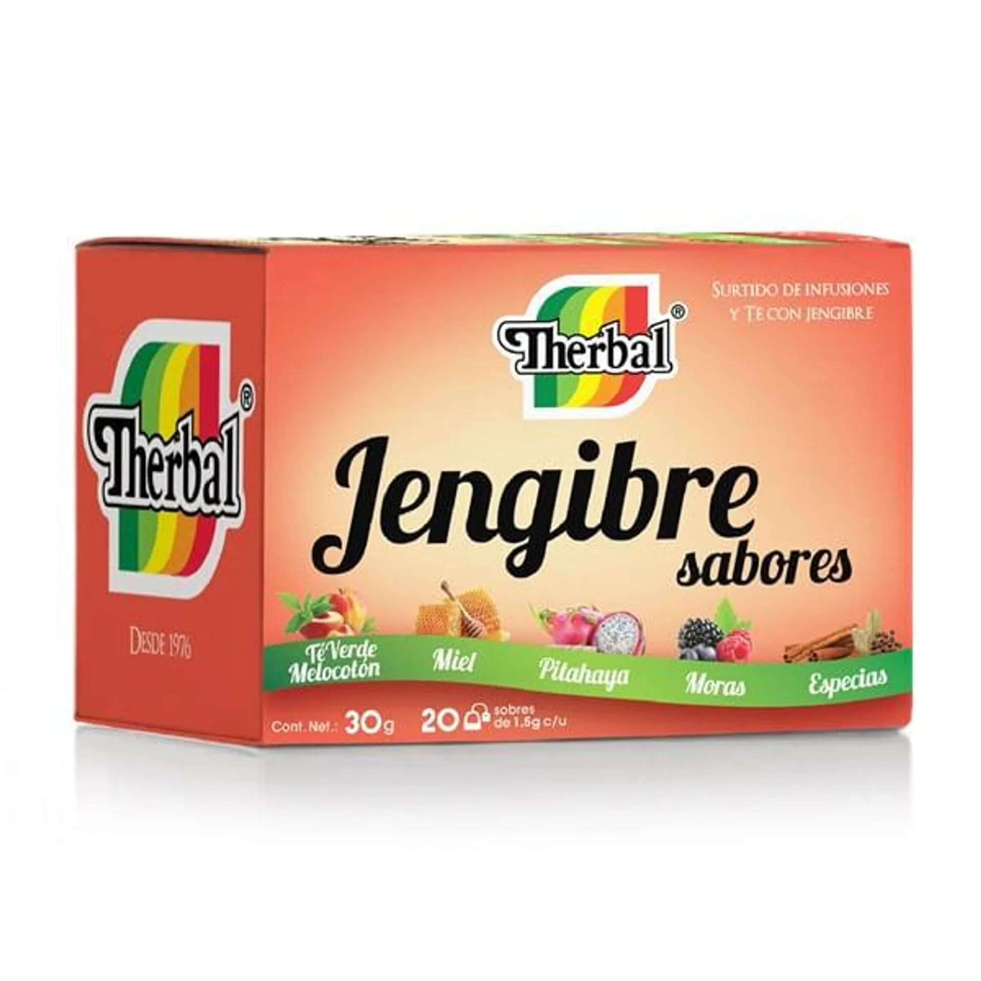 Té therbal varios sabores 20 sobres