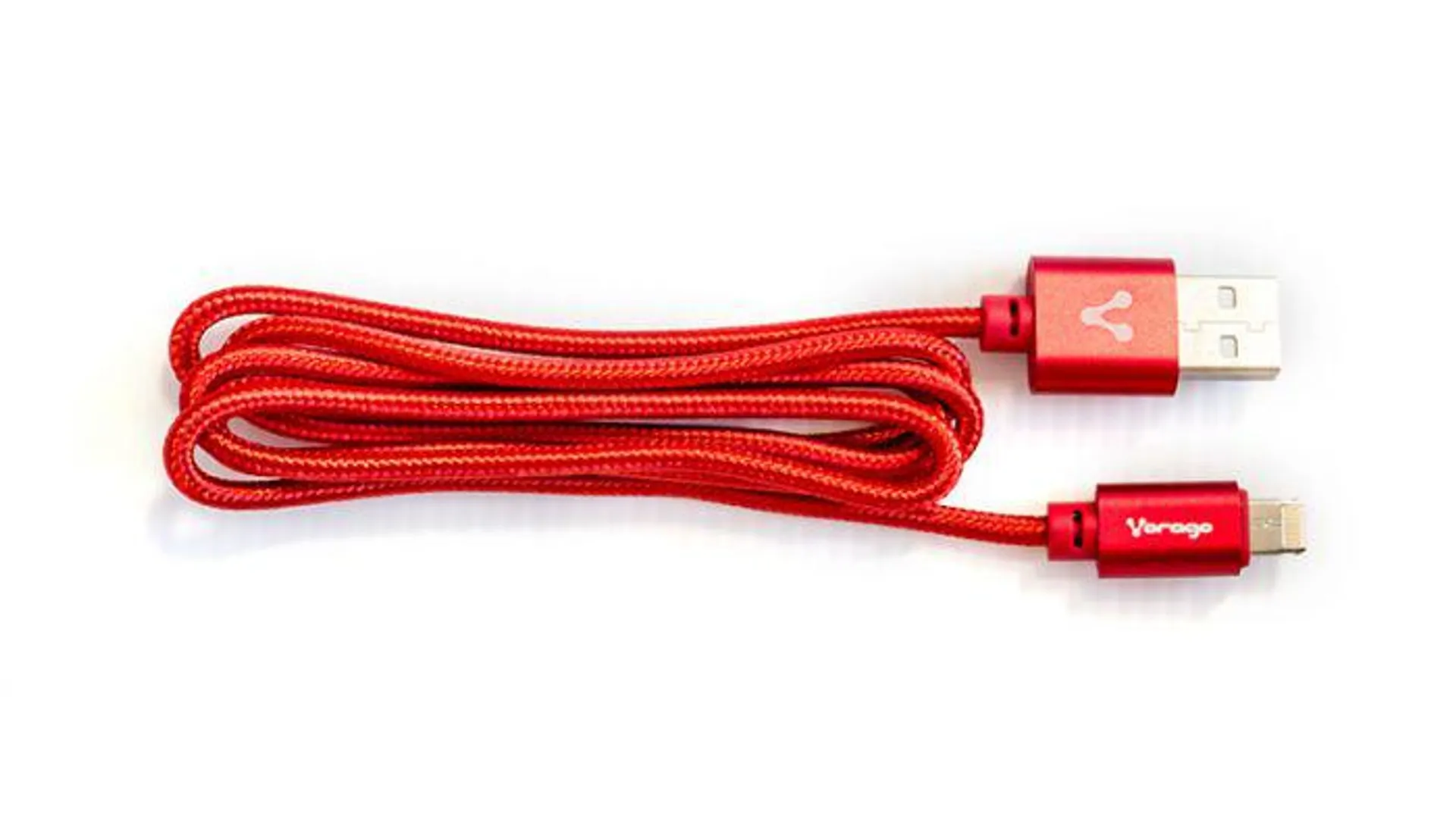 Cable Vorago Cab-209 Dual Micro Usb/Lightning Rojo 1M Bolsa