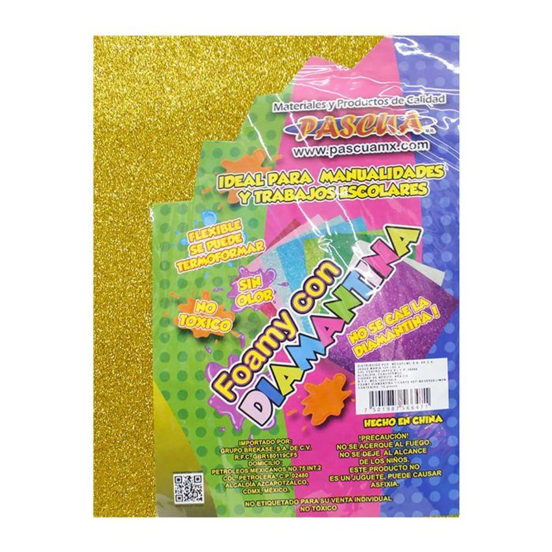 Foamy con Diamantina Pascua Carta C/10