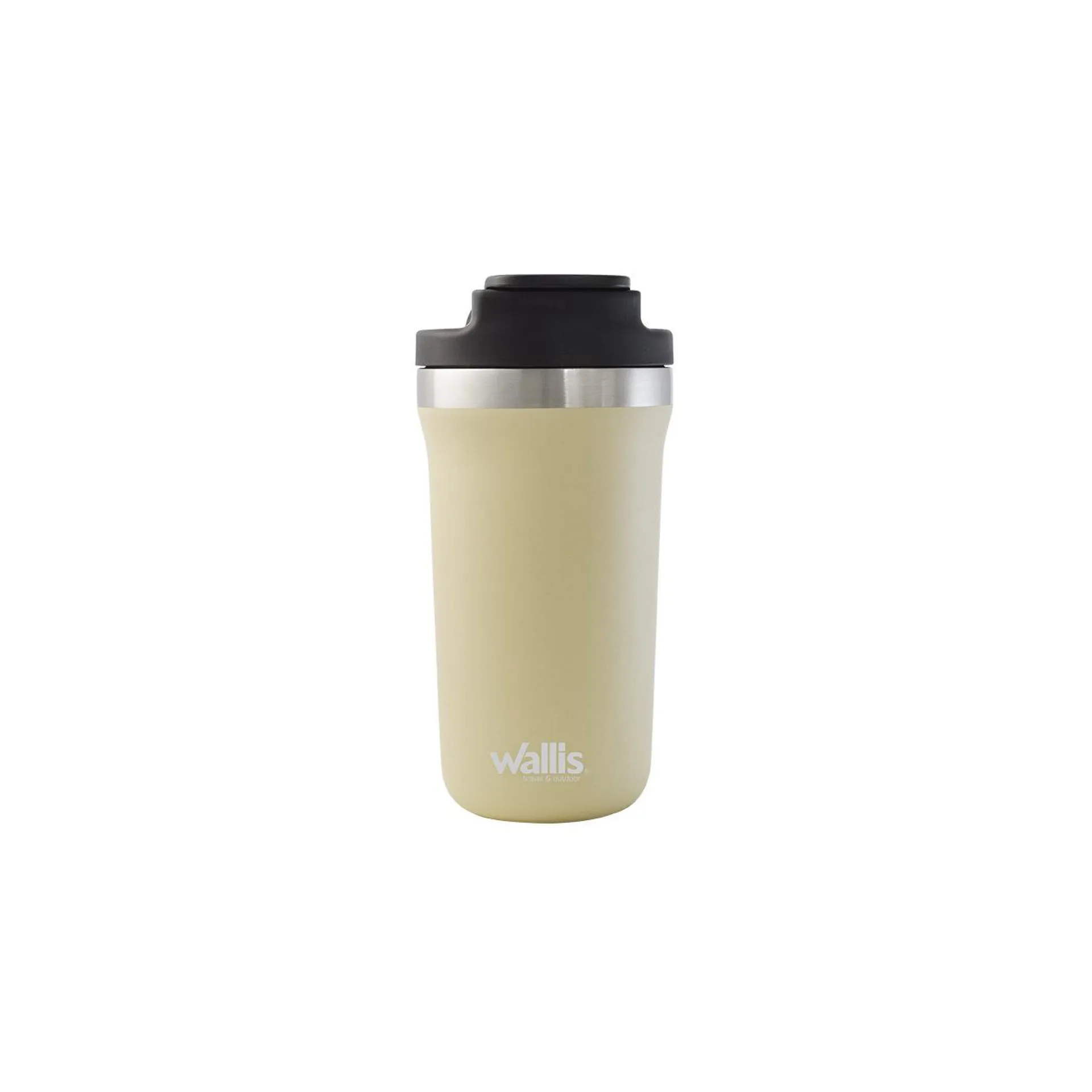 Termo de acero inoxidable con tapa rosca, 470 ml, arena mate