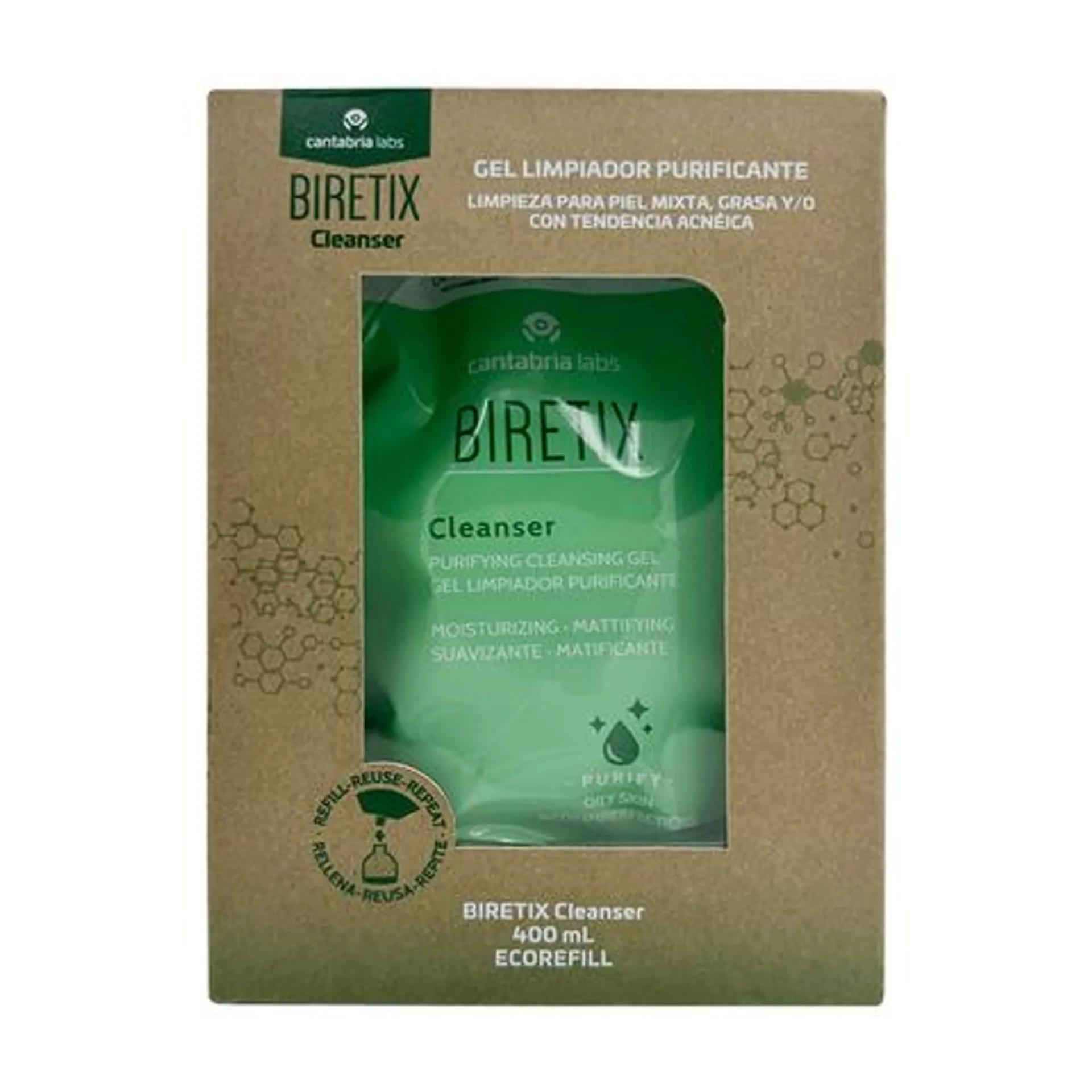 Biretix Gel Limpiador Purificante para Piel Mixta Grasa y/o con Tendencia Acnéica